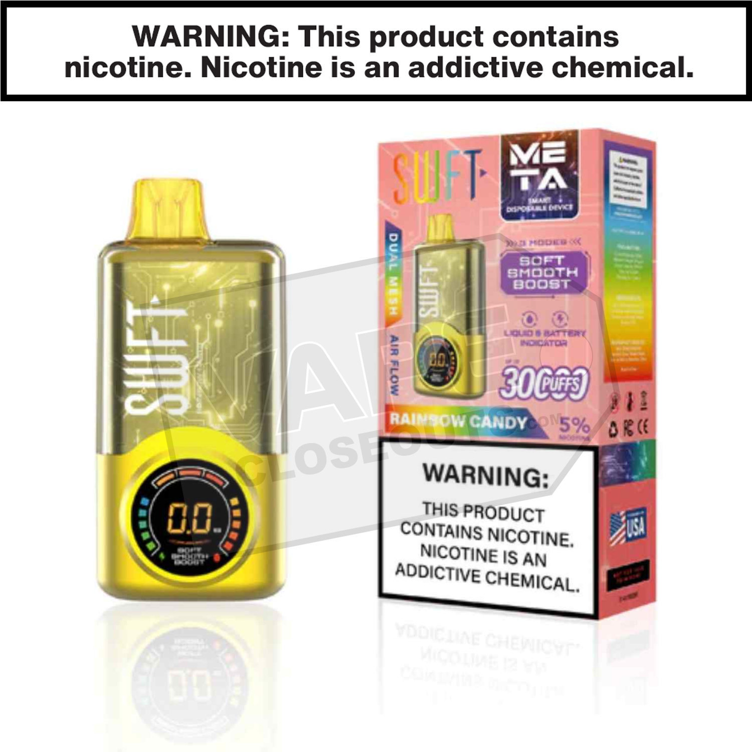 Rainbow Candy SWFT Meta 30K Disposable Vape