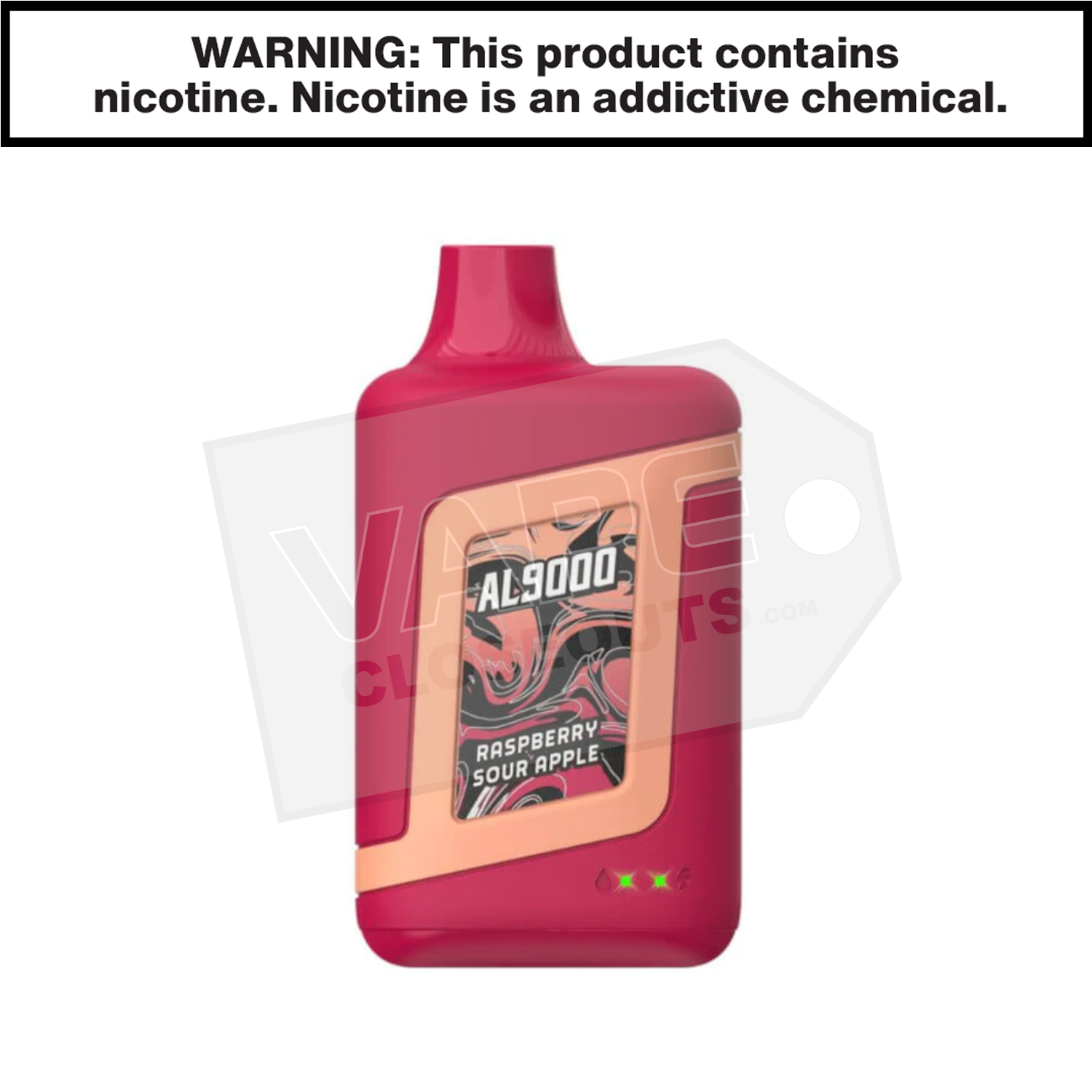 Raspberry Sour Apple AL9000 Novo Bar