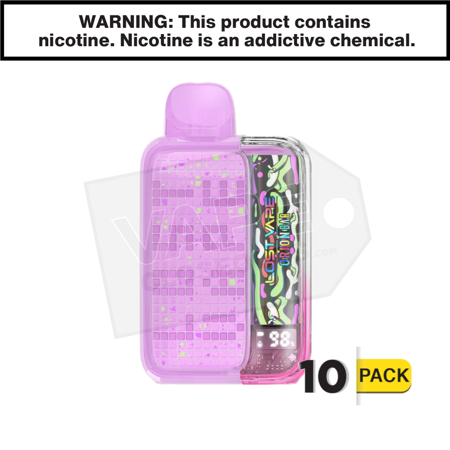 Raspberry Sour Apple Orion Bar 10000 Lost Vape Disposable — image 2