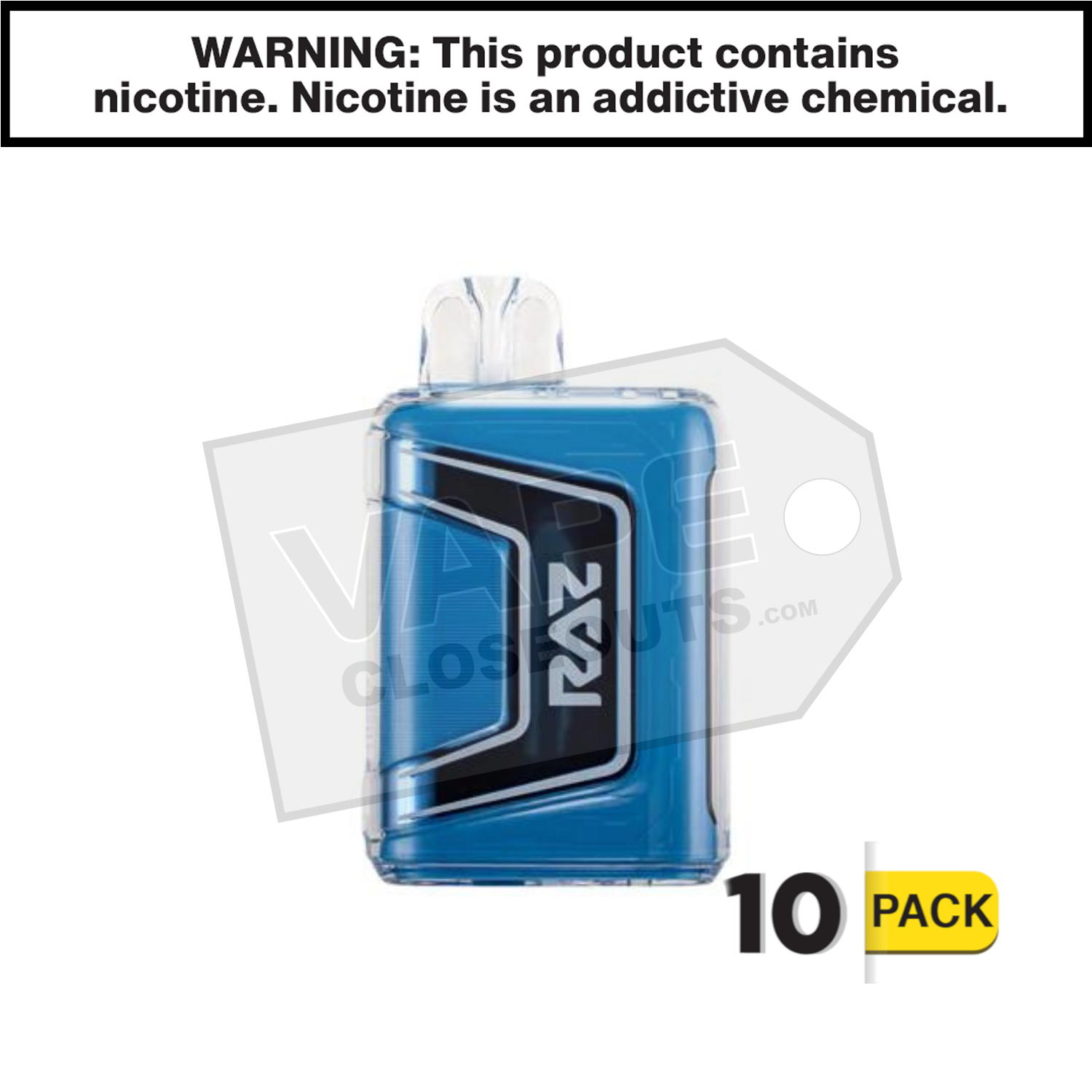 RAZ TN9000 Blue Raz Ice Disposable Vape — image 2
