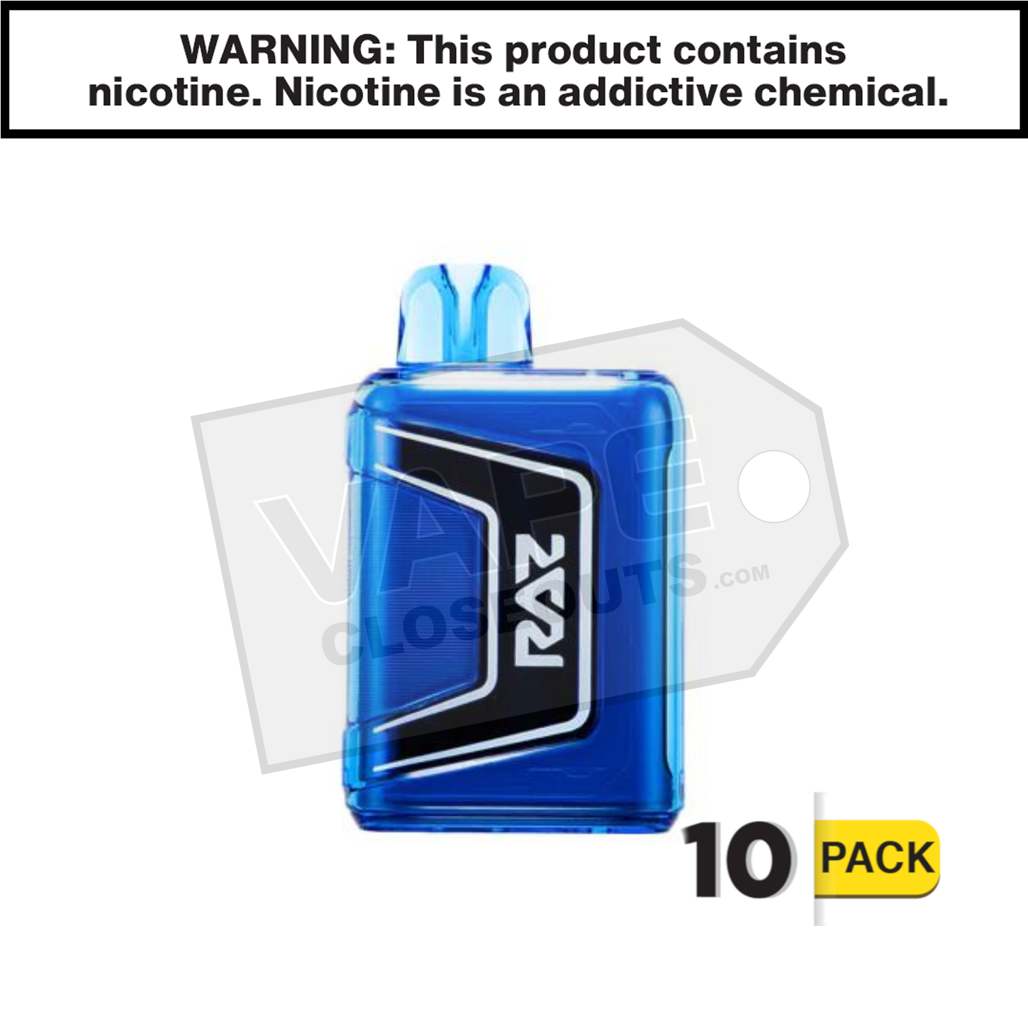 RAZ TN9000 Blue Razz Cotton Clouds Disposable Vape — image 2