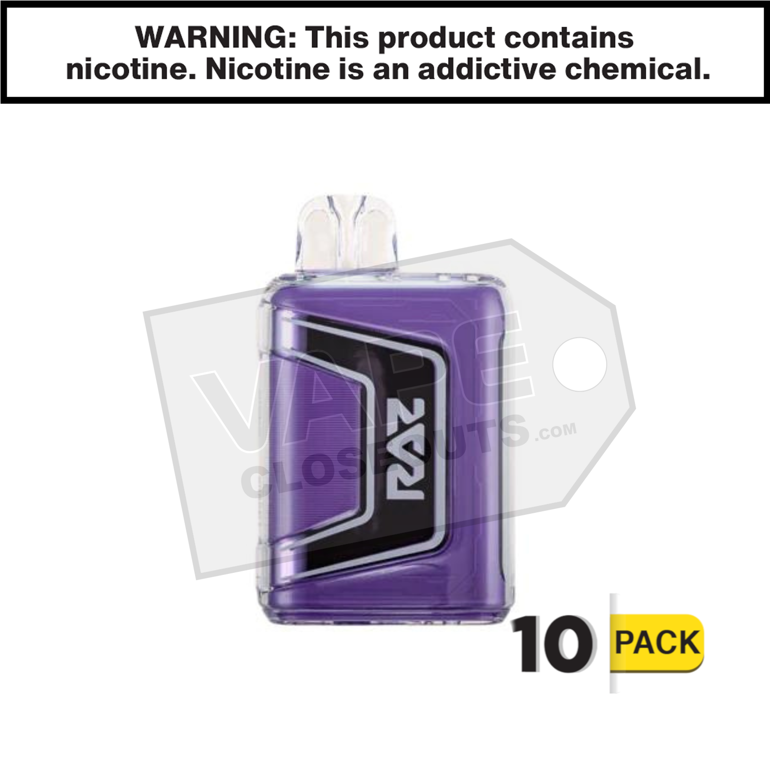 RAZ TN9000 Grape Ice Disposable Vape — image 2