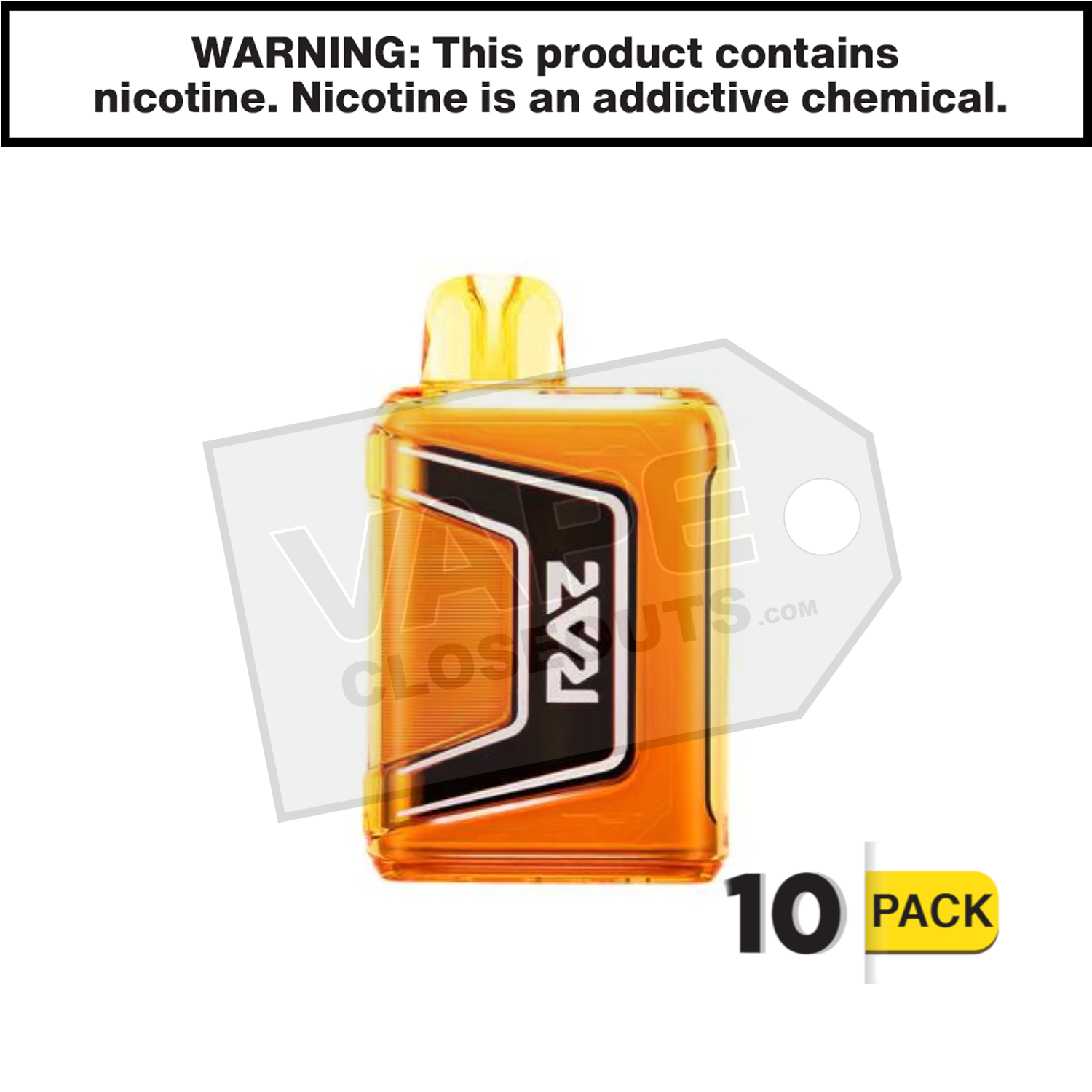 RAZ TN9000 Orange Raspberry Disposable Vape — image 2