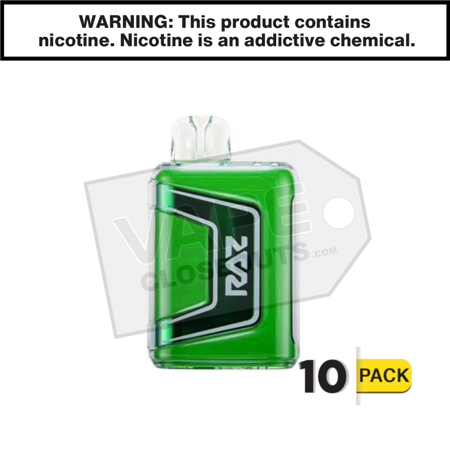 RAZ TN9000 White Gummy Watermelon Disposable Vape — image 2
