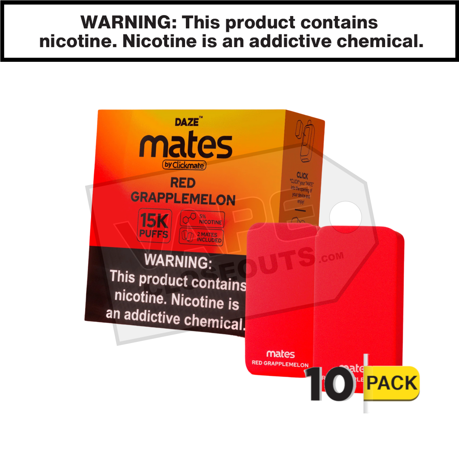 Mates Red Grapplemelon Clickmate Pods 15K (2pk) — image 2