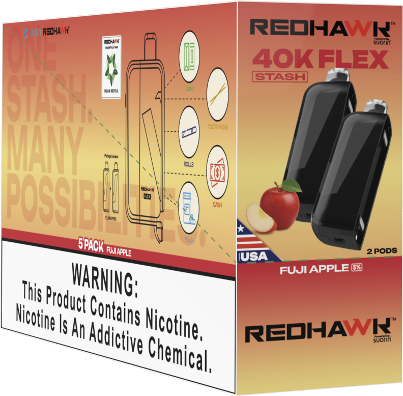 RedHawk 40K FLEX Stash FUJI APPLE 2 Pack Replacement Pods — image 3