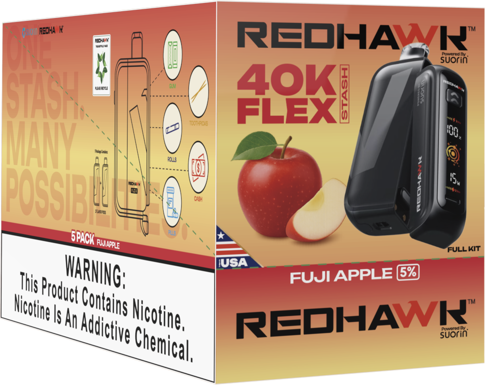 RedHawk 40K Puff FLEX Stash Disposable Vape - Fuji Apple — image 2