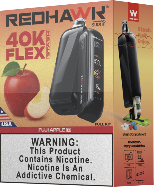 RedHawk 40K Puff FLEX Stash Disposable Vape - Fuji Apple — image 3