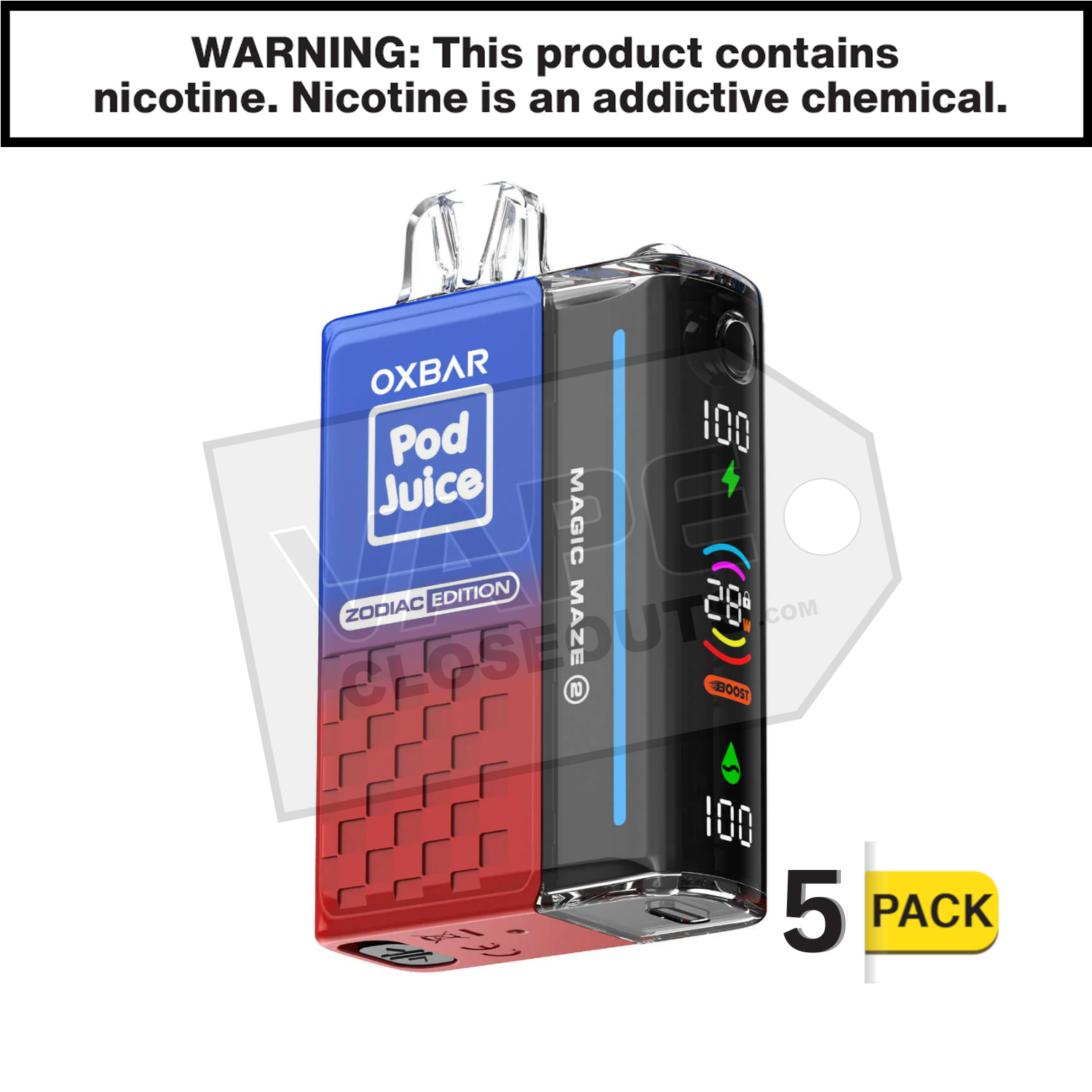 Rocket Pop Oxbar Magic Maze 2 30K Disposable Vape