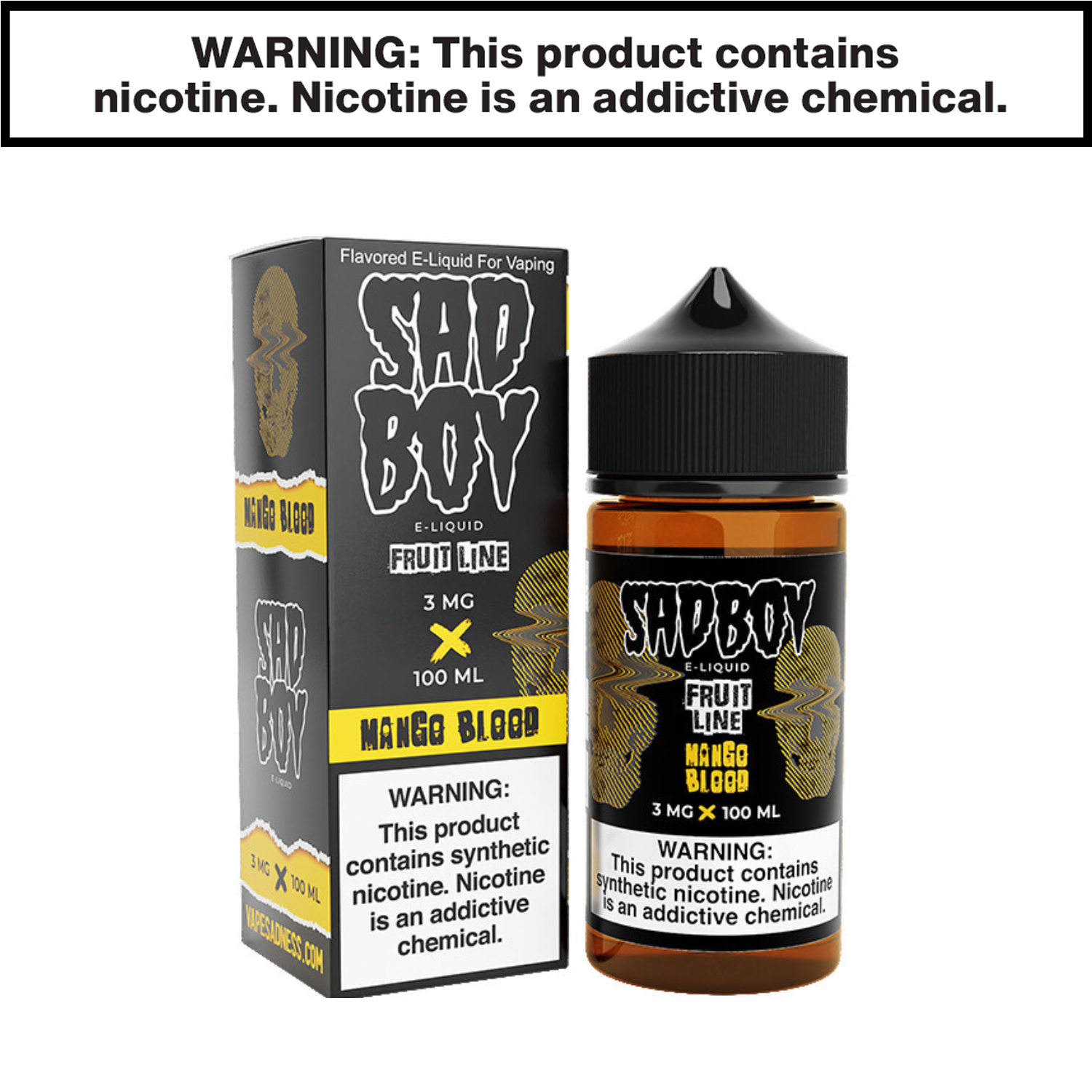 Sadboy eJuice 100mL Freebase — image 2