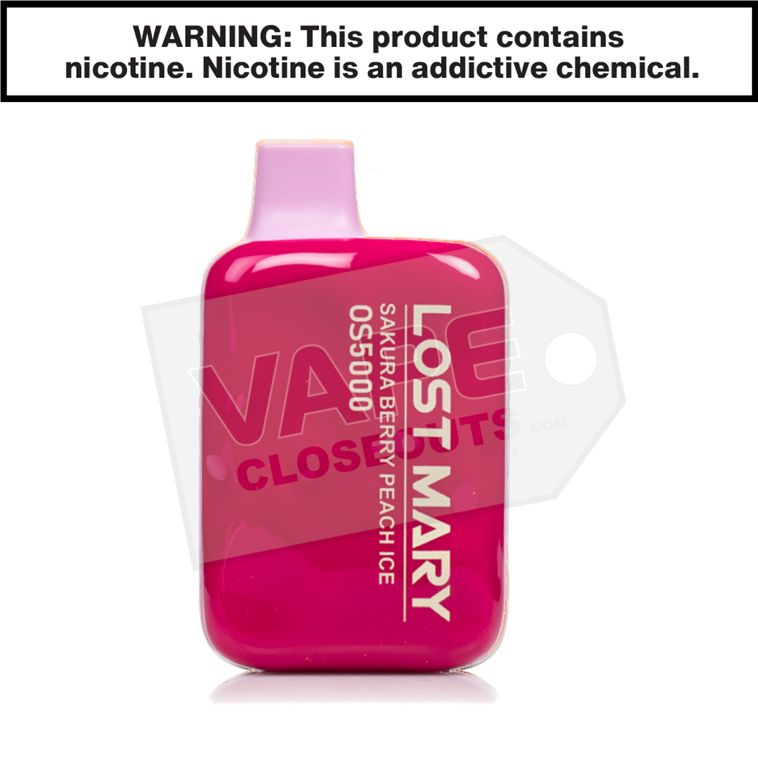 Sakura Berry Peach Ice Lost Marry OS5000 Disposable Vape