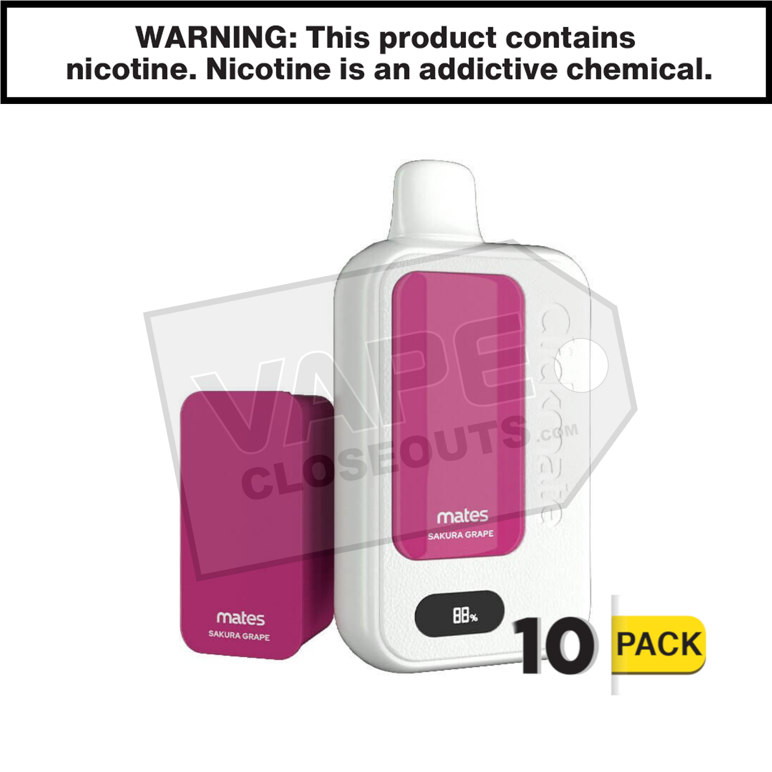Sakura Grape 7 Daze Clickmate 15000 Disposable Vape Kit — image 2