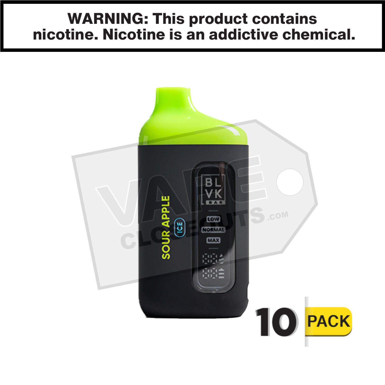 Sour Apple Ice BLVK Bar Disposable 20000 — image 2