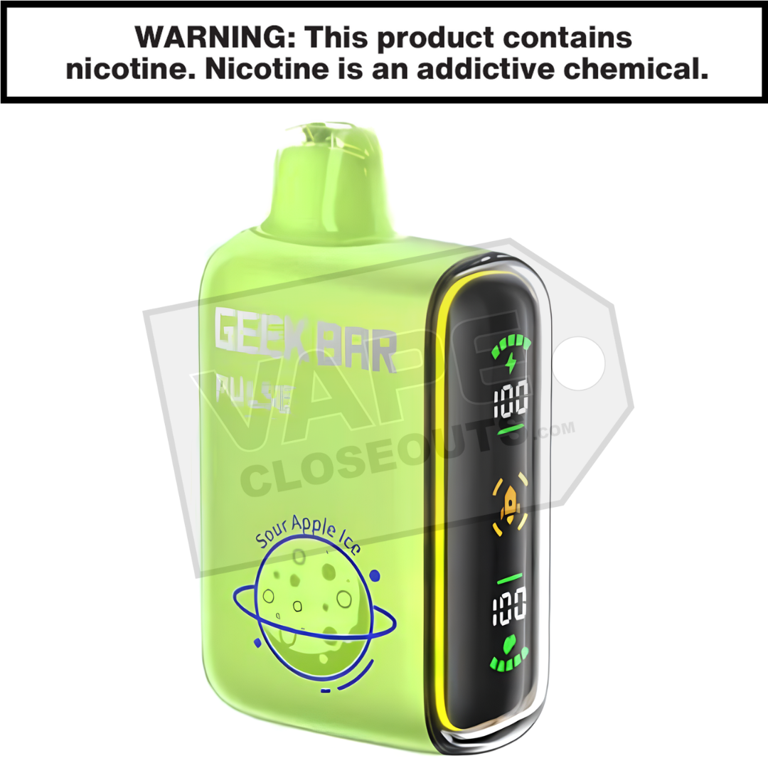 Sour Apple Ice Geek Bar Pulse Disposable Vape