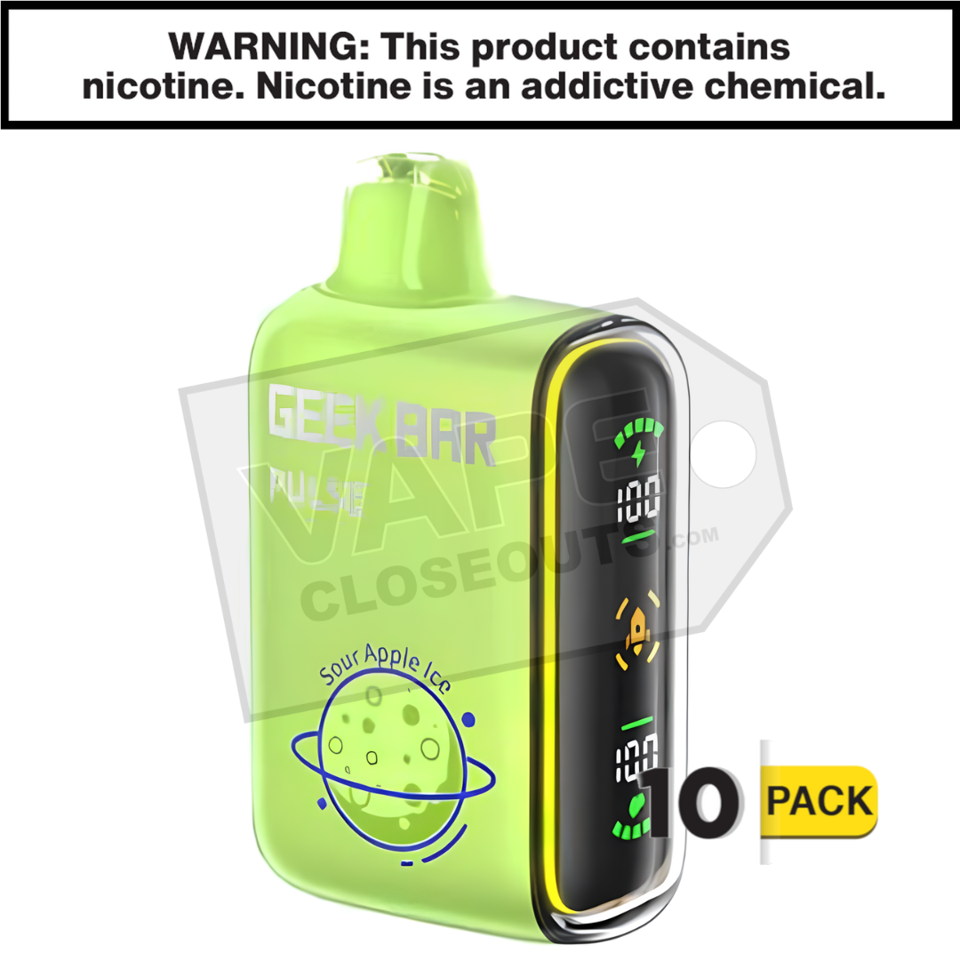 Sour Apple Ice Geek Bar Pulse Disposable Vape — image 2