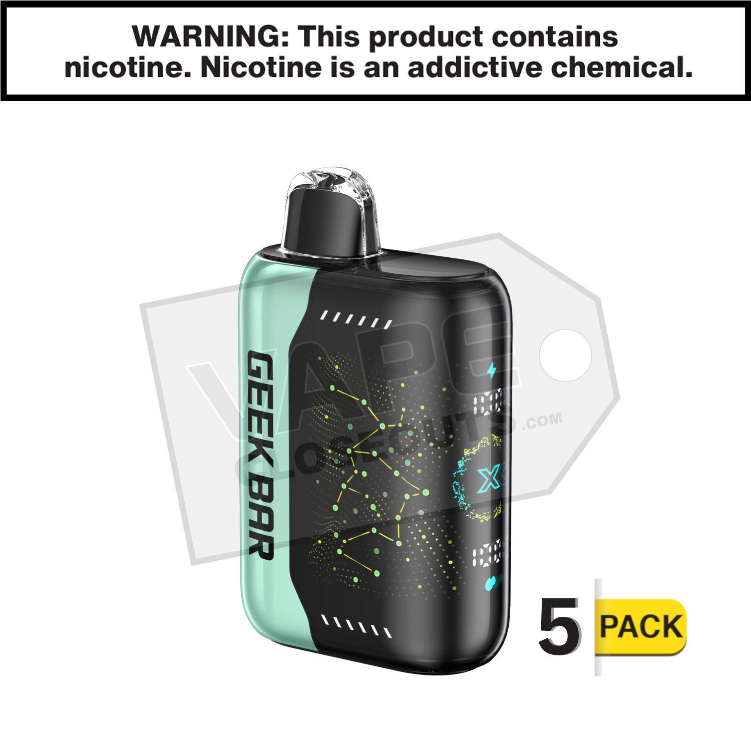 Sour Mango Pineapple Geek Bar Pulse X 25K Disposable Vape