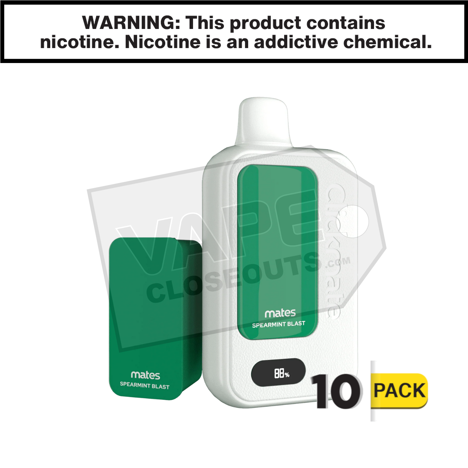 Spearmint Blast 7 Daze Clickmate 15000 Disposable Vape Kit — image 2
