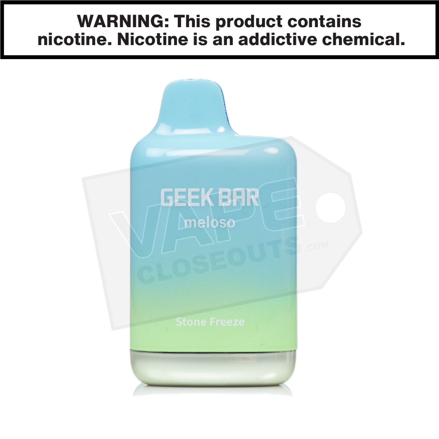 Stone Freeze Geek Bar Meloso Max Disposable Vape