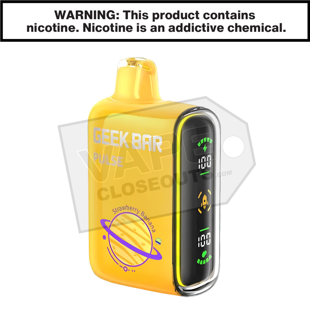 Strawberry Banana Geek Bar Pulse Disposable Vape