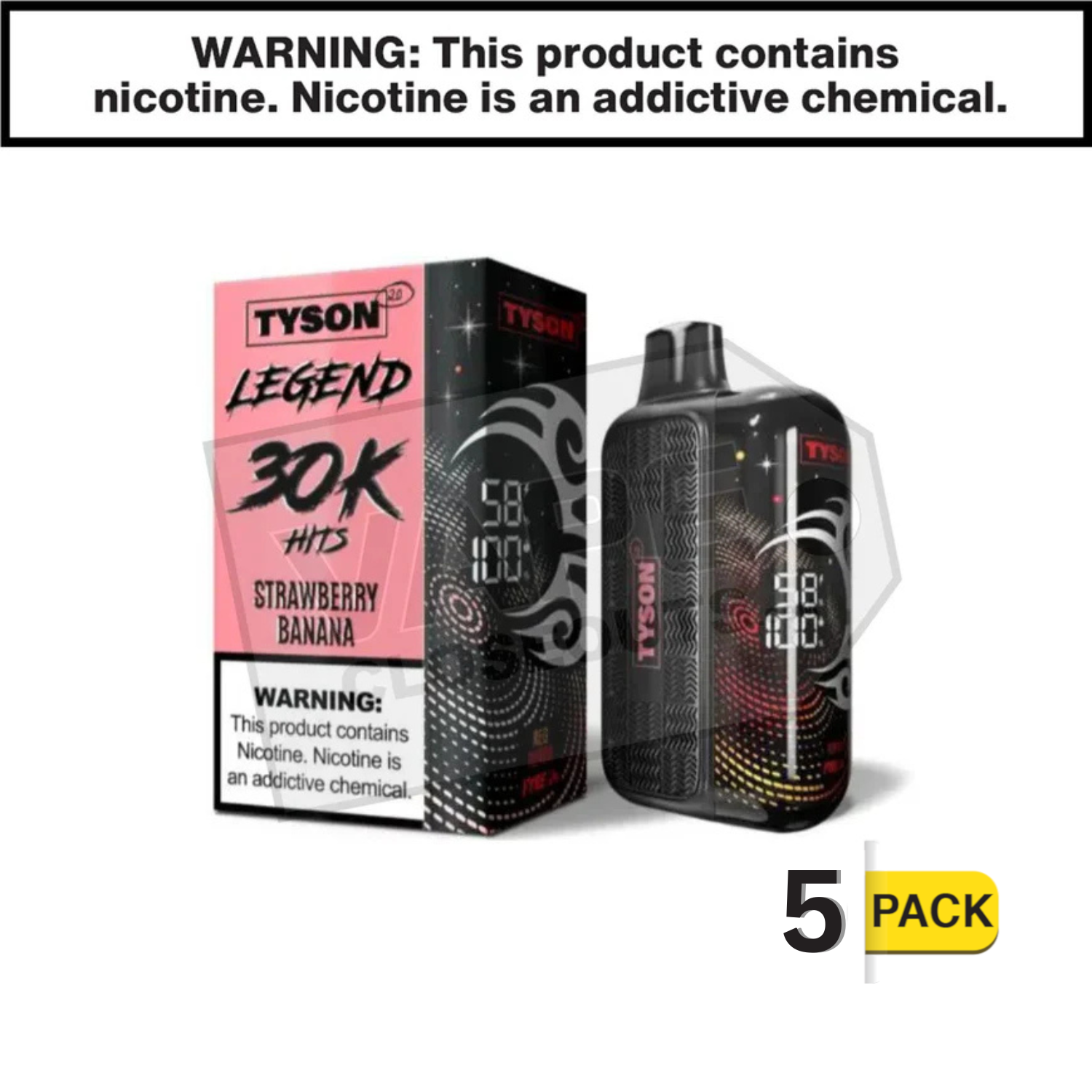 Strawberry Banana Tyson 2.0 Legend 30k Disposable Vape