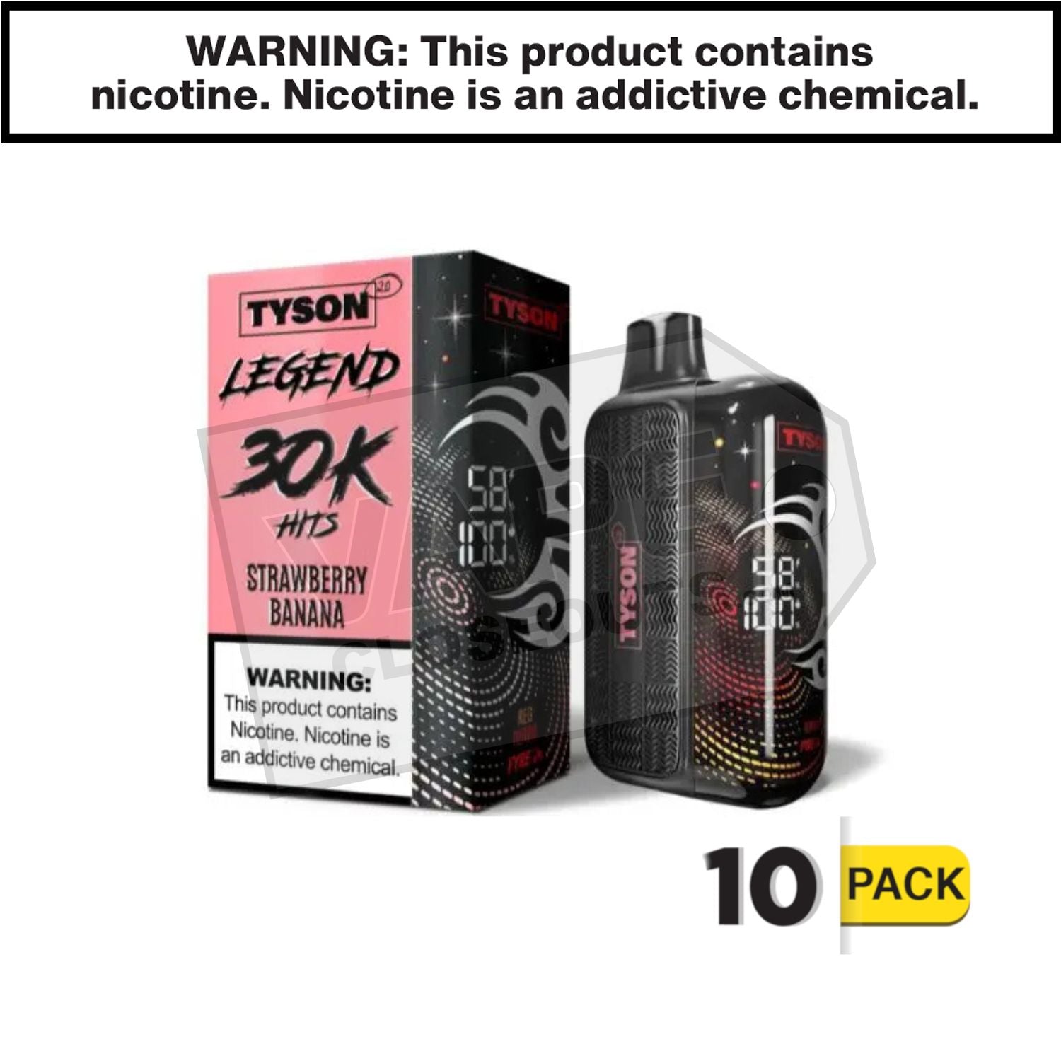 Strawberry Banana Tyson 2.0 Legend 30k Disposable Vape — image 2