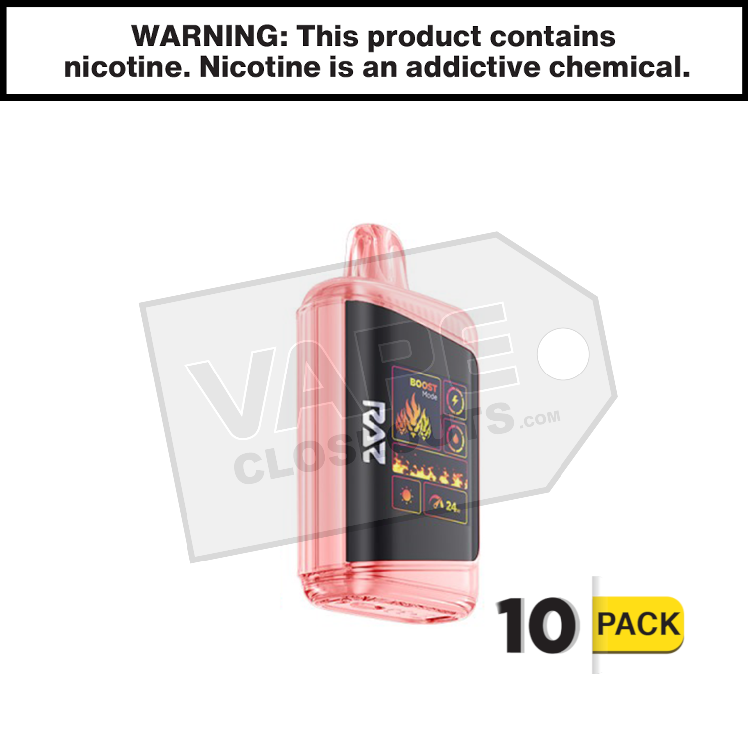 Strawberry Burst RAZ DC25000 Disposable Vape — image 2