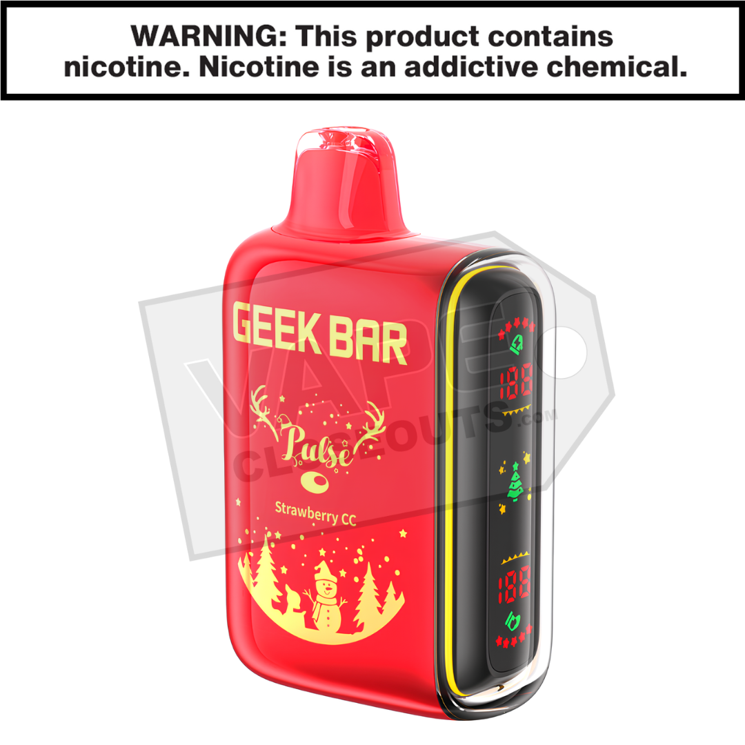 Strawberry CC Geek Bar Pulse Disposable Vape