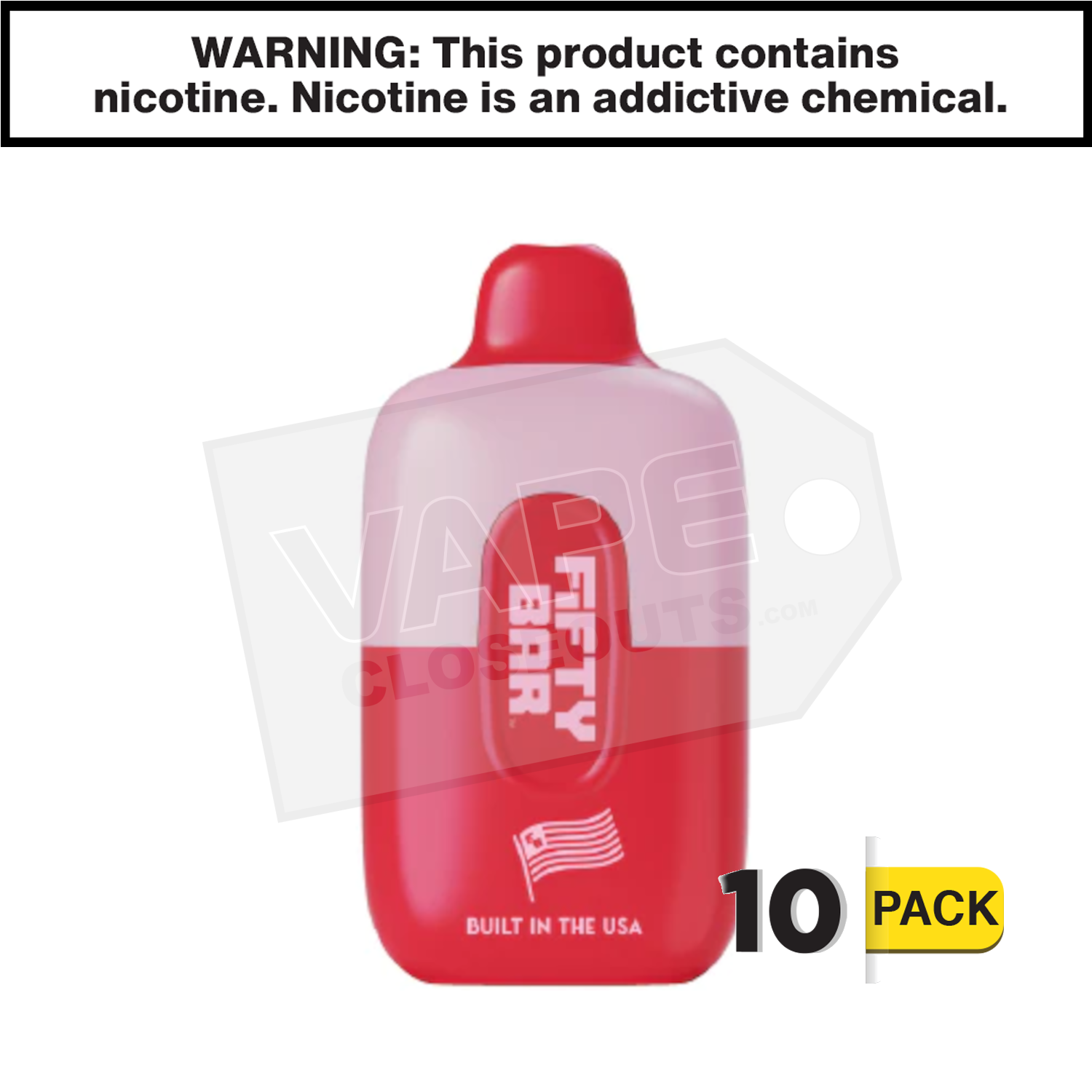 Strawberry Cereal Donut Milk Fifty Bar Beard Vape — image 2