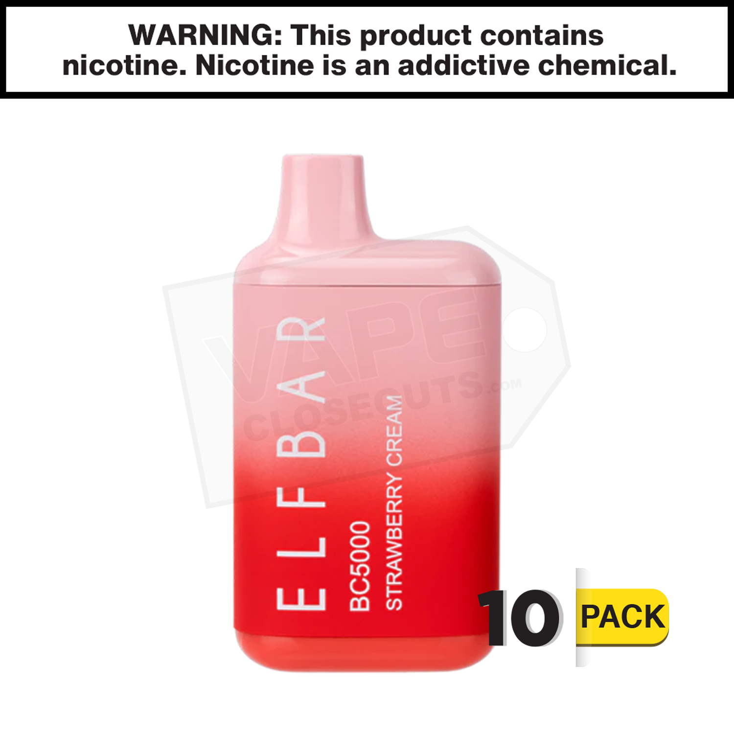 Strawberry Cream ELF BAR BC5000 EBDesign — image 2