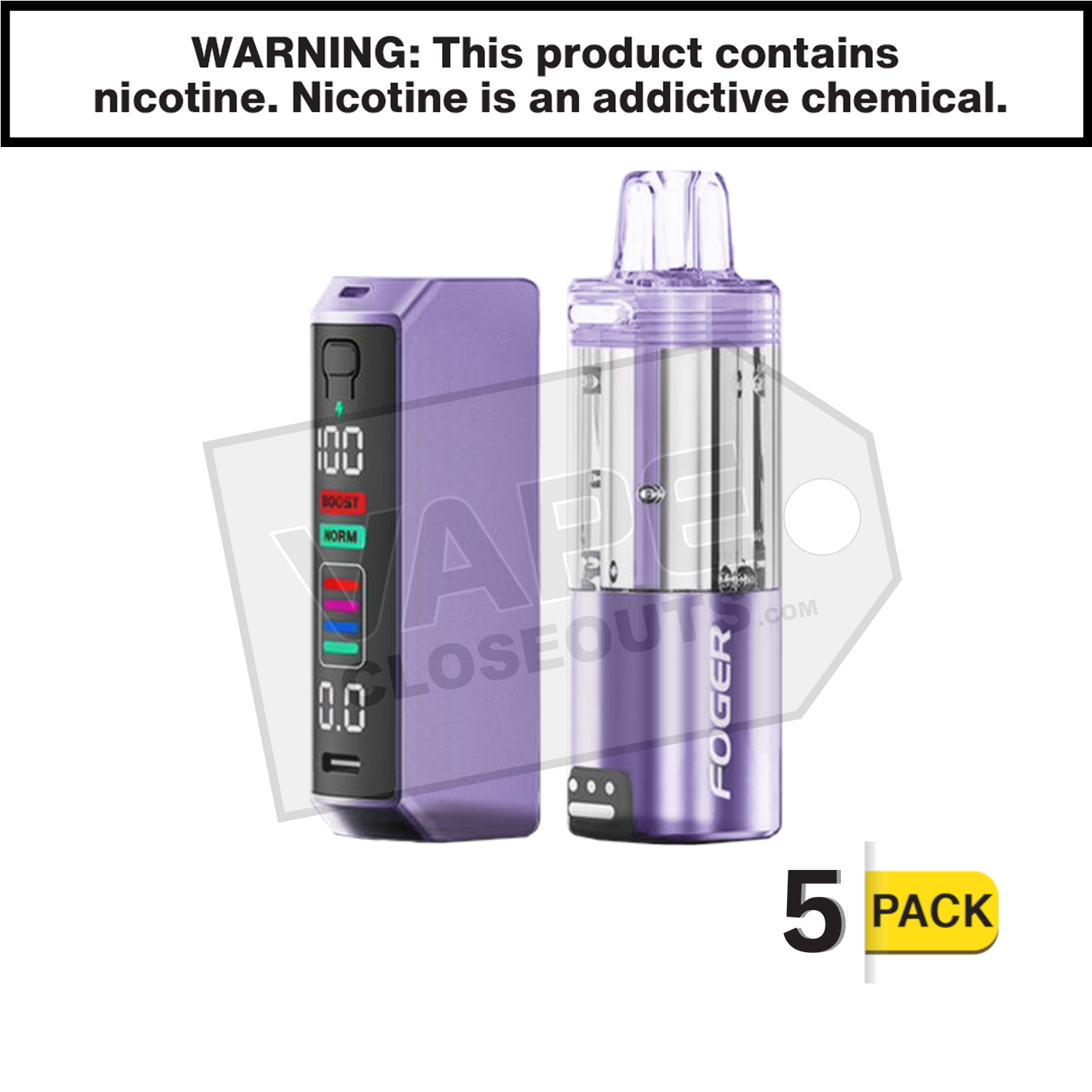 Strawberry Ice Foger Switch Pro Starter Kit Disposable Vape