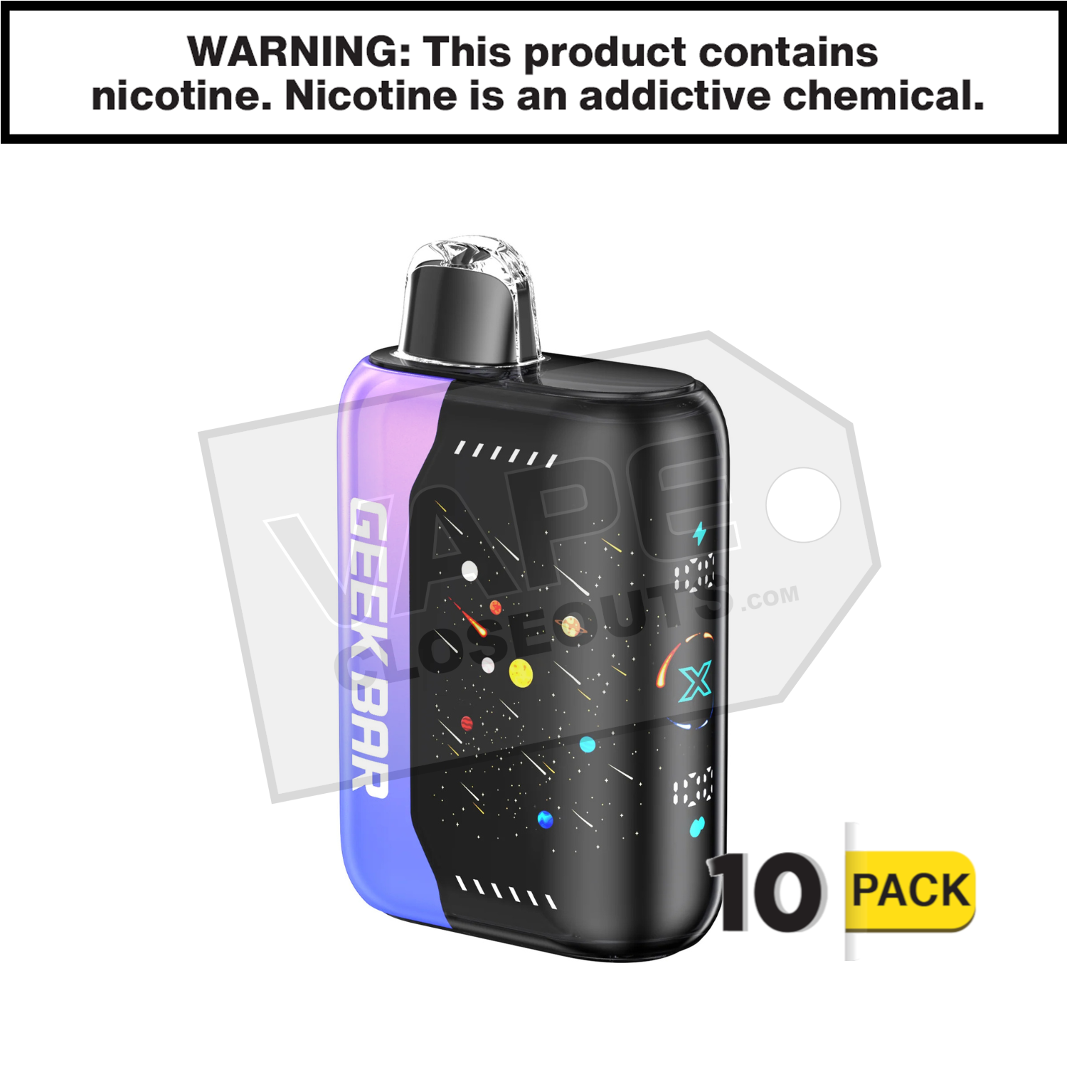 Strawberry Kiwi Ice Geek Bar Pulse X 25K Disposable Vape — image 2