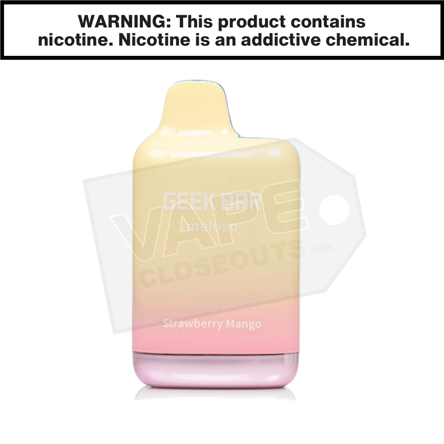 Strawberry Mango Geek Bar Meloso Max Disposable Vape