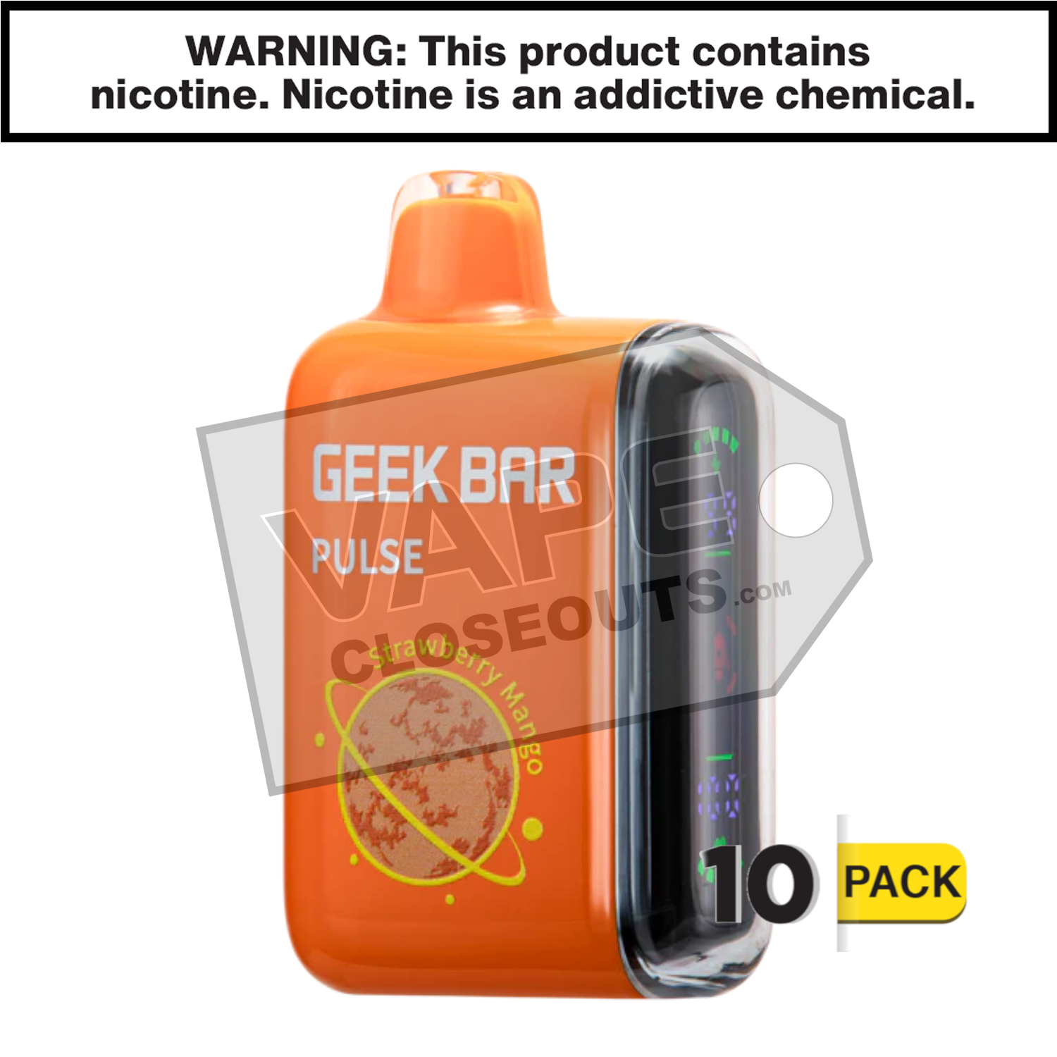 Strawberry Mango Ice Geek Bar Pulse Disposable Vape — image 2