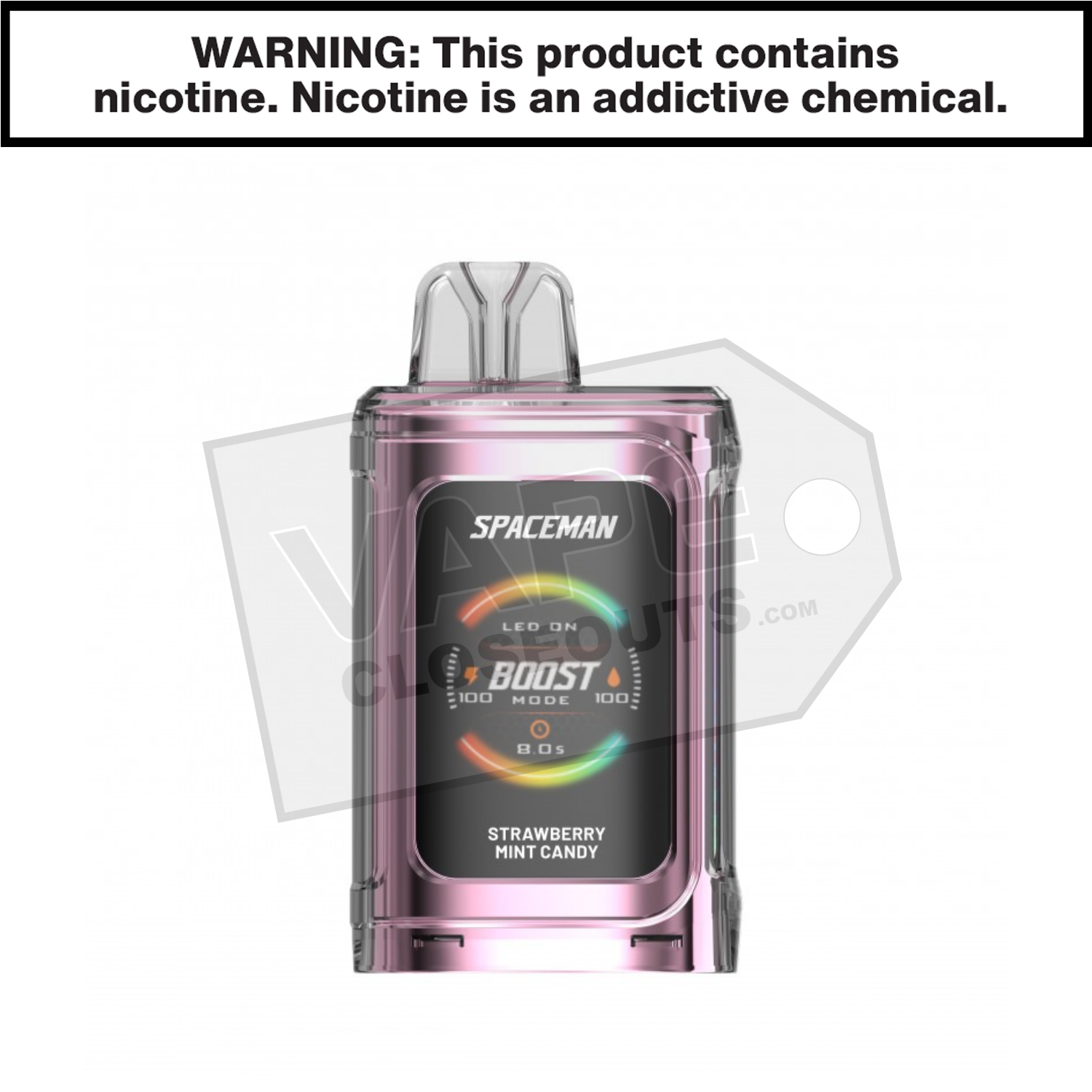 Strawberry Mint Candy Spaceman Prism 20k Disposable Vape