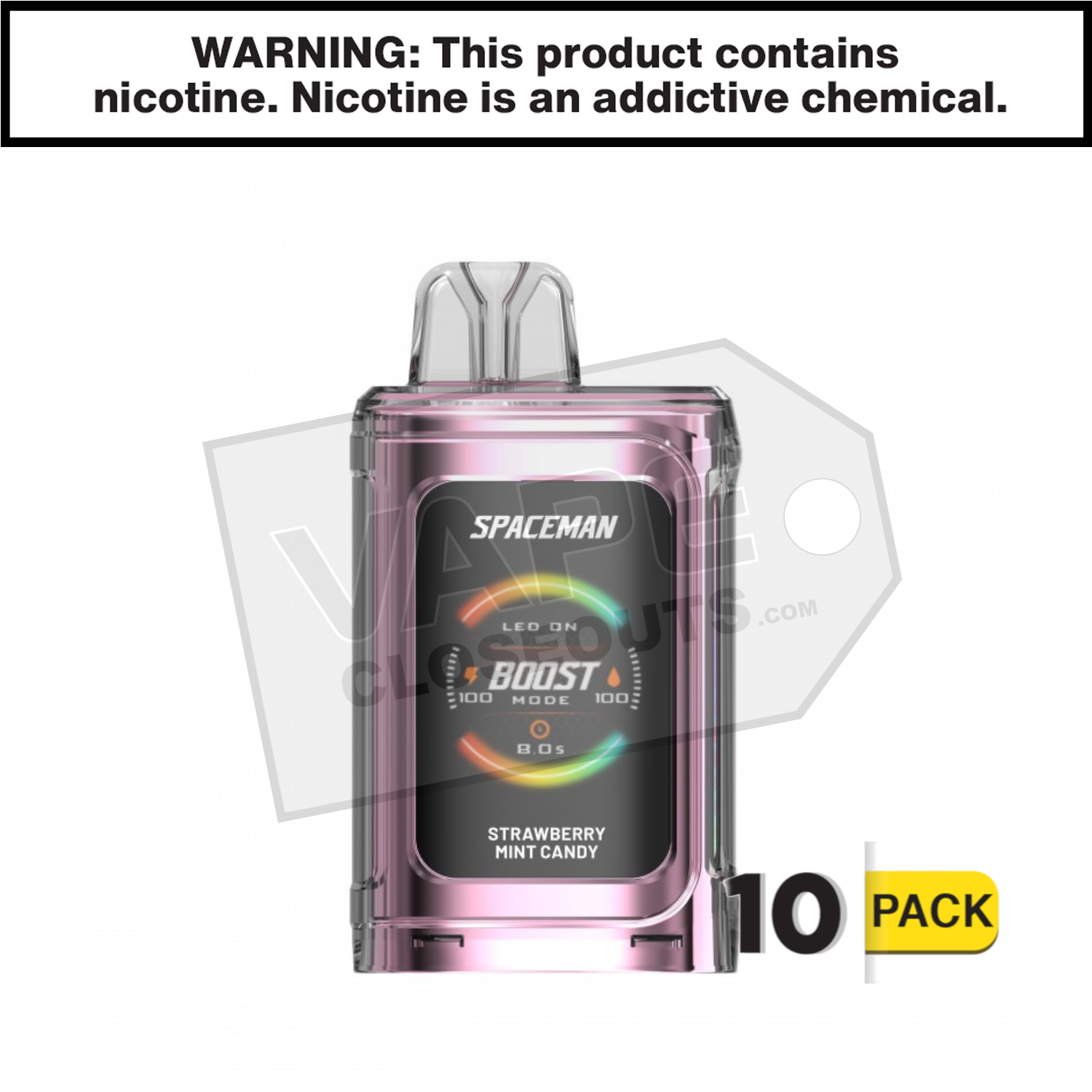 Strawberry Mint Candy Spaceman Prism 20k Disposable Vape — image 2
