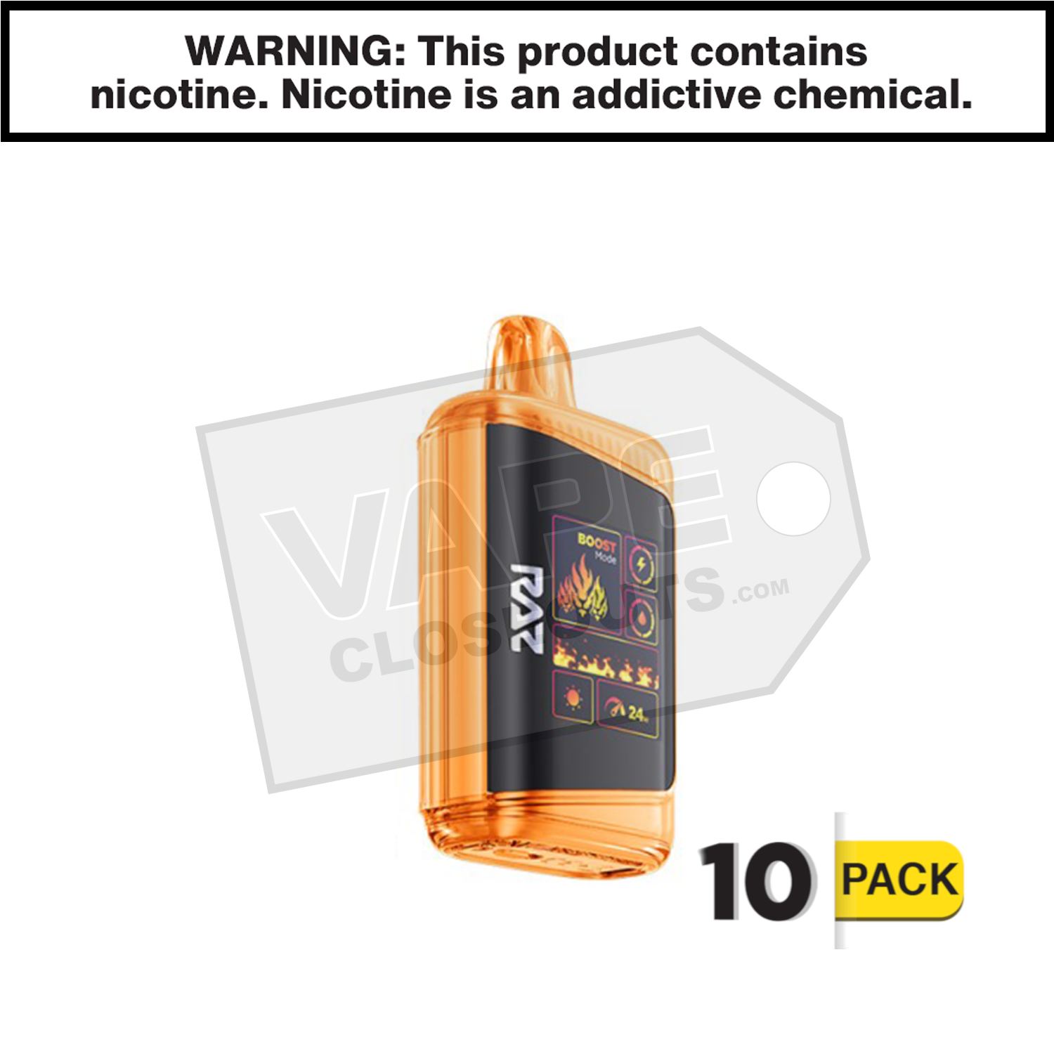 Strawberry Orange Tang RAZ DC25000 Disposable Vape — image 2