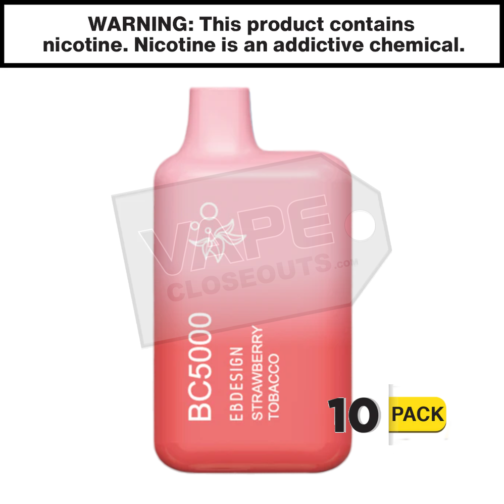 Strawberry Tobacco ELF BAR BC5000 EBDesign — image 2