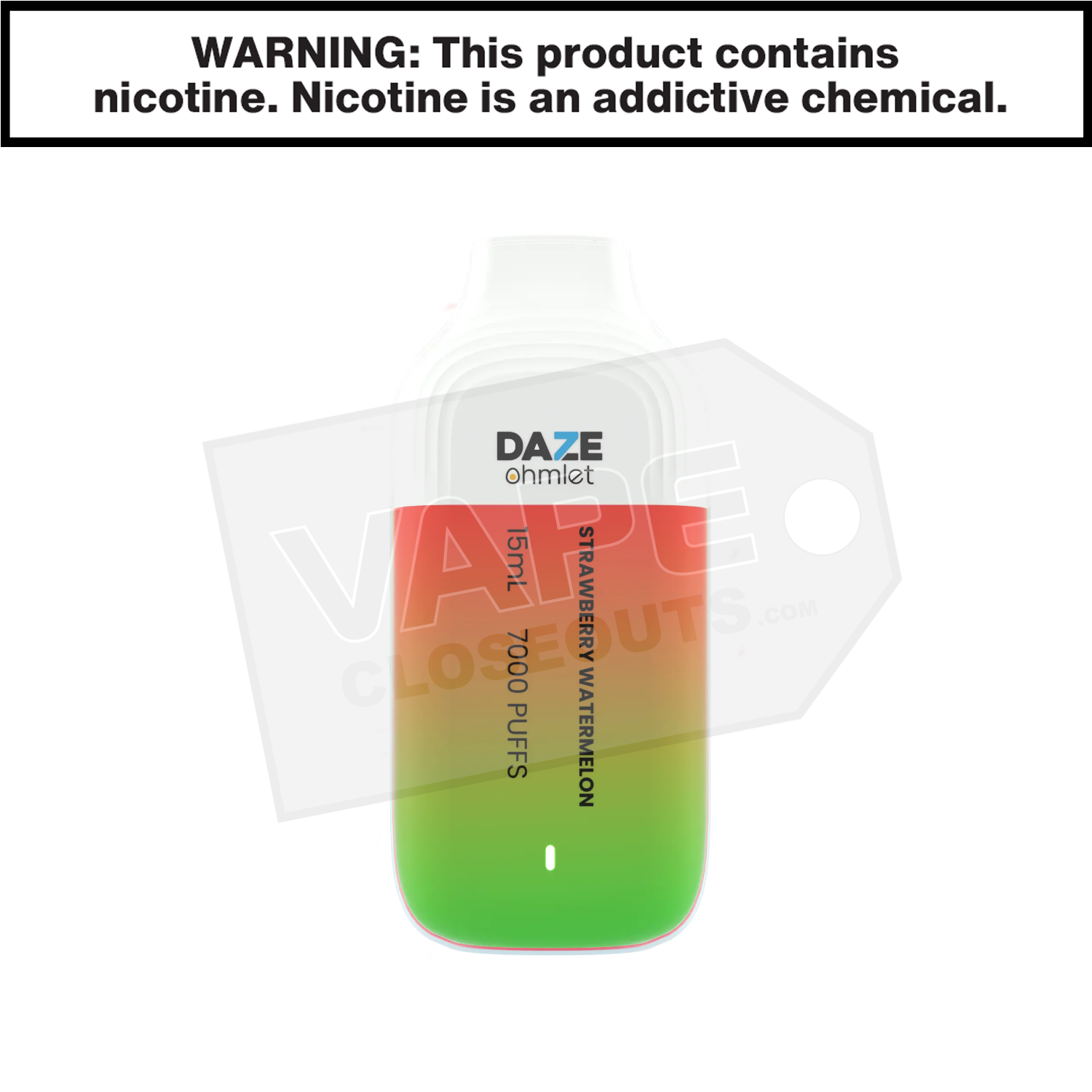 Strawberry Watermelon 7 Daze Ohmlet Disposable Vape