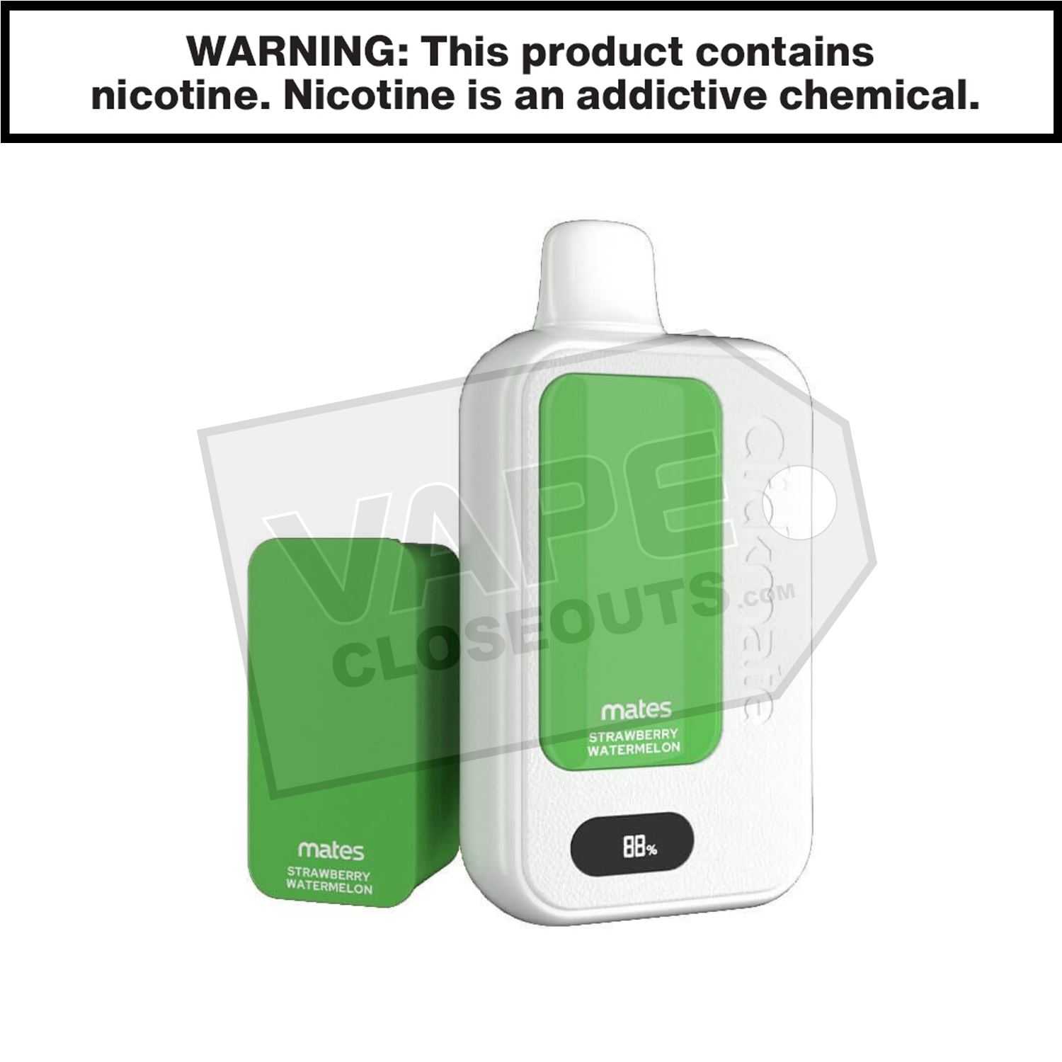 Strawberry Watermelon 7 Daze Clickmate 15000 Disposable Vape Kit