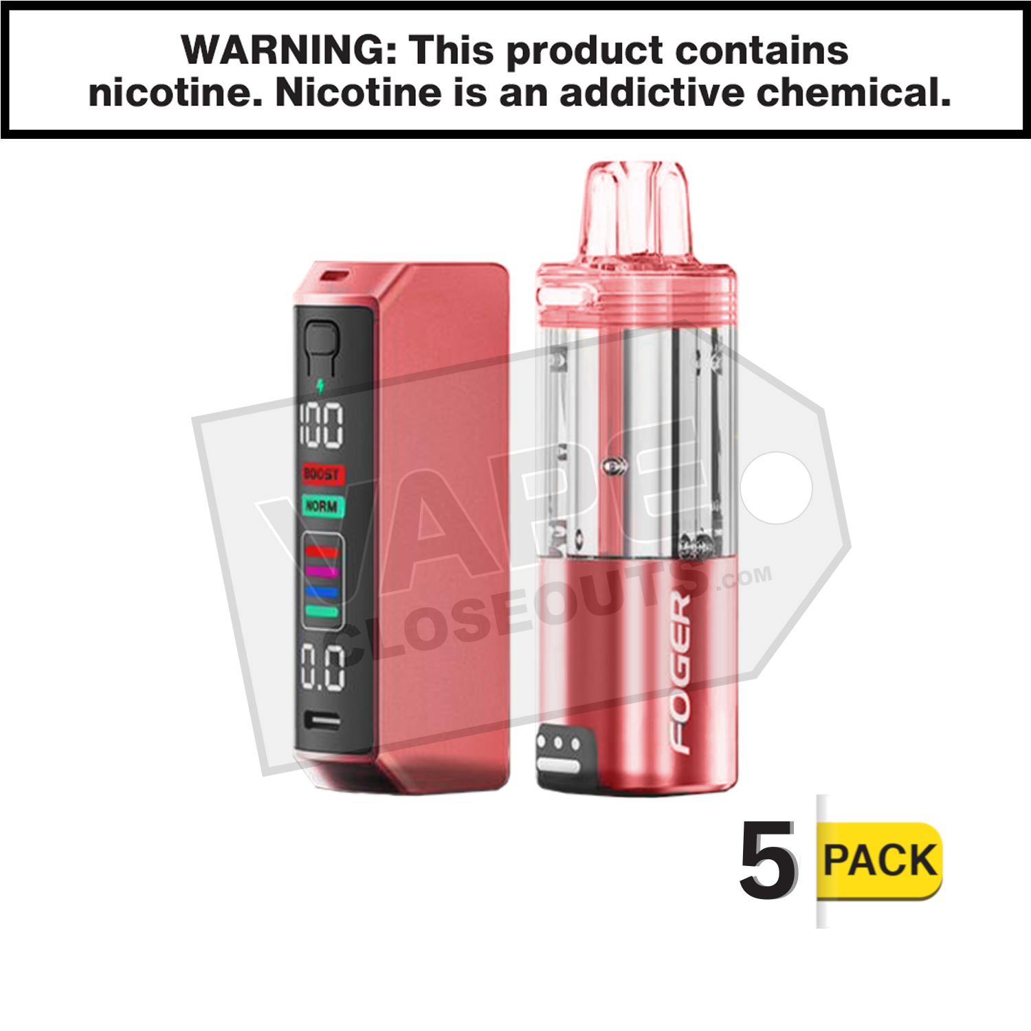 Strawberry Watermelon Foger Switch Pro Starter Kit Disposable Vape