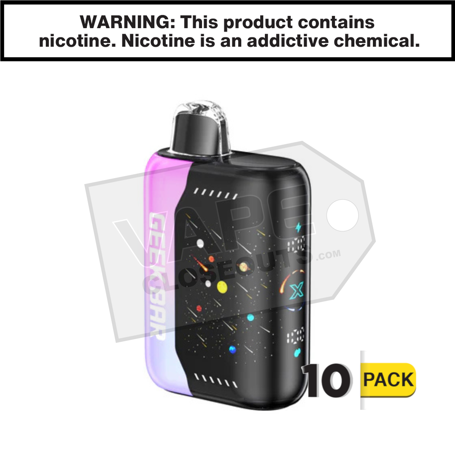 Strawberry Watermelon Geek Bar Pulse X 25K Disposable Vape — image 2