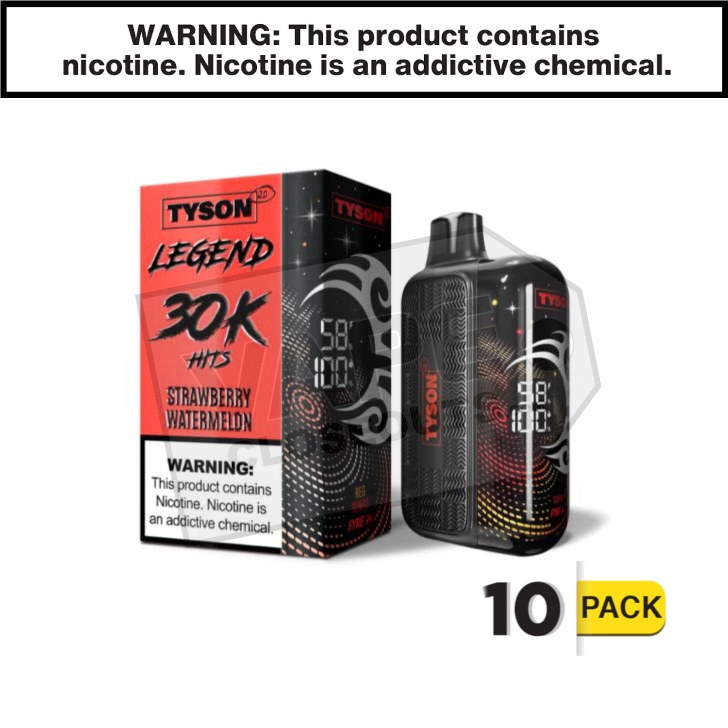 Strawberry Watermelon Tyson 2.0 Legend 30k Disposable Vape — image 2
