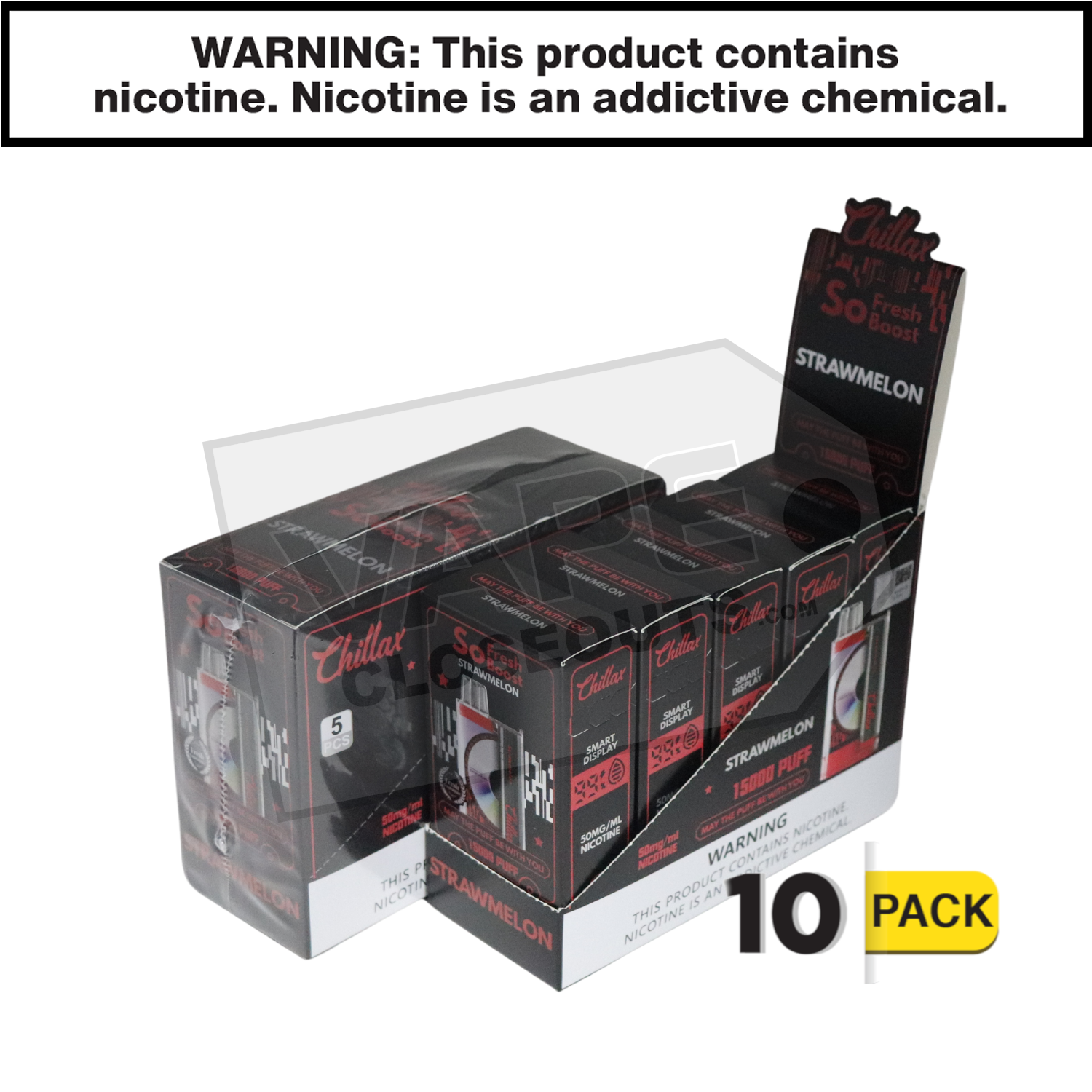 Strawmelon Chillax So Fresh Boost 15000 Disposable Vape — image 2