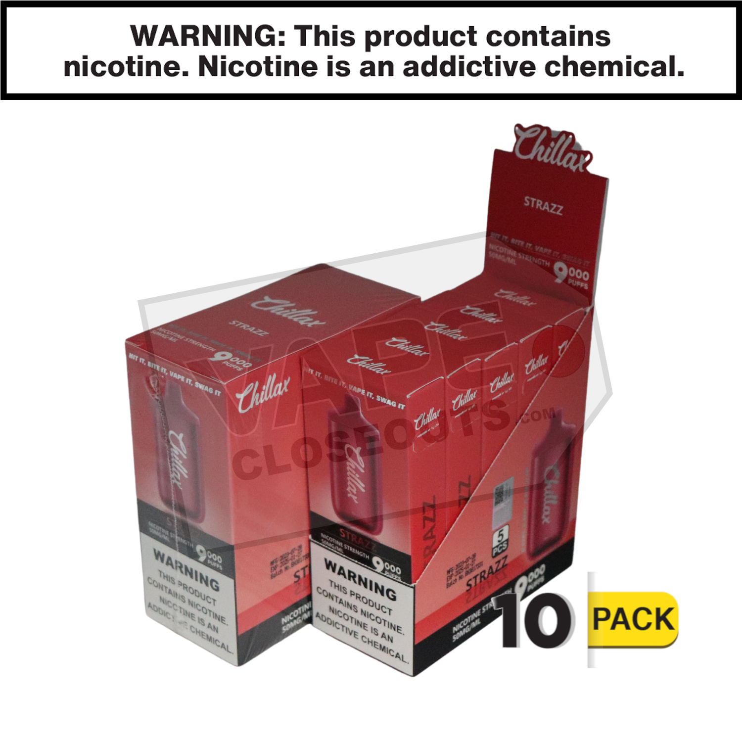 Strazz Chillax 9000 Disposable Vape — image 2