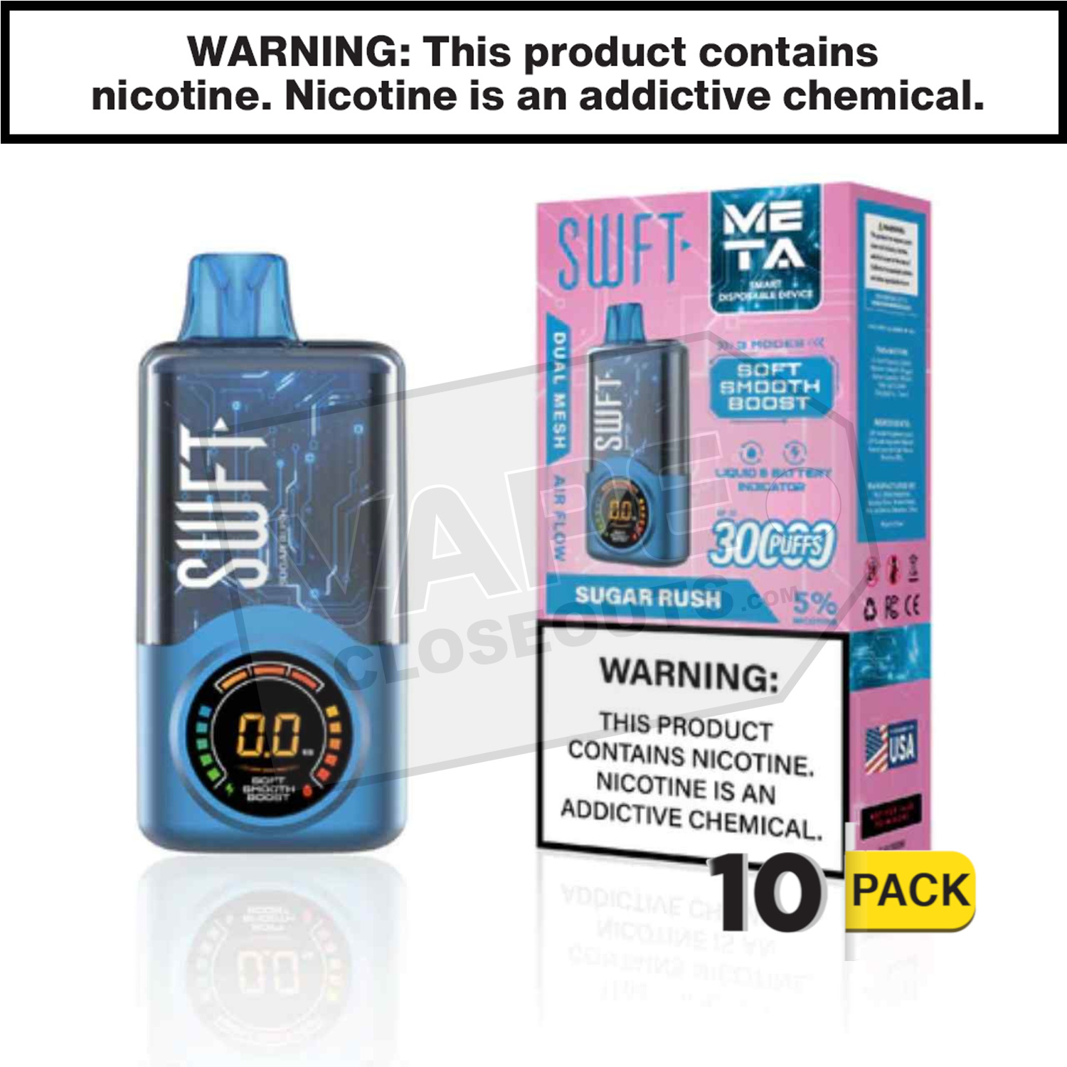 Sugar Rush SWFT Meta 30K Disposable Vape — image 2