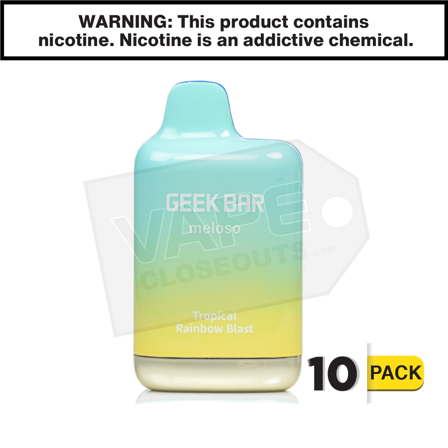 Tropical Rainbow Blast Geek Bar Meloso Max Disposable Vape — image 2