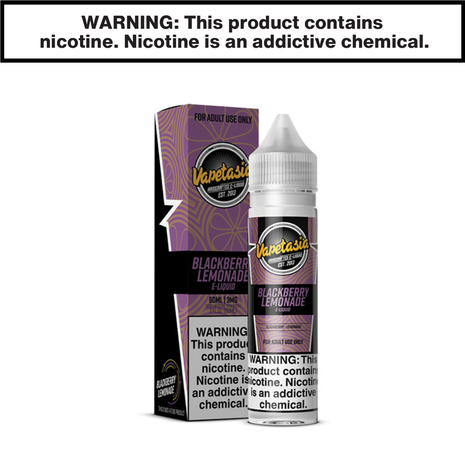 Vapetasia eJuice 100mL Freebase — image 2