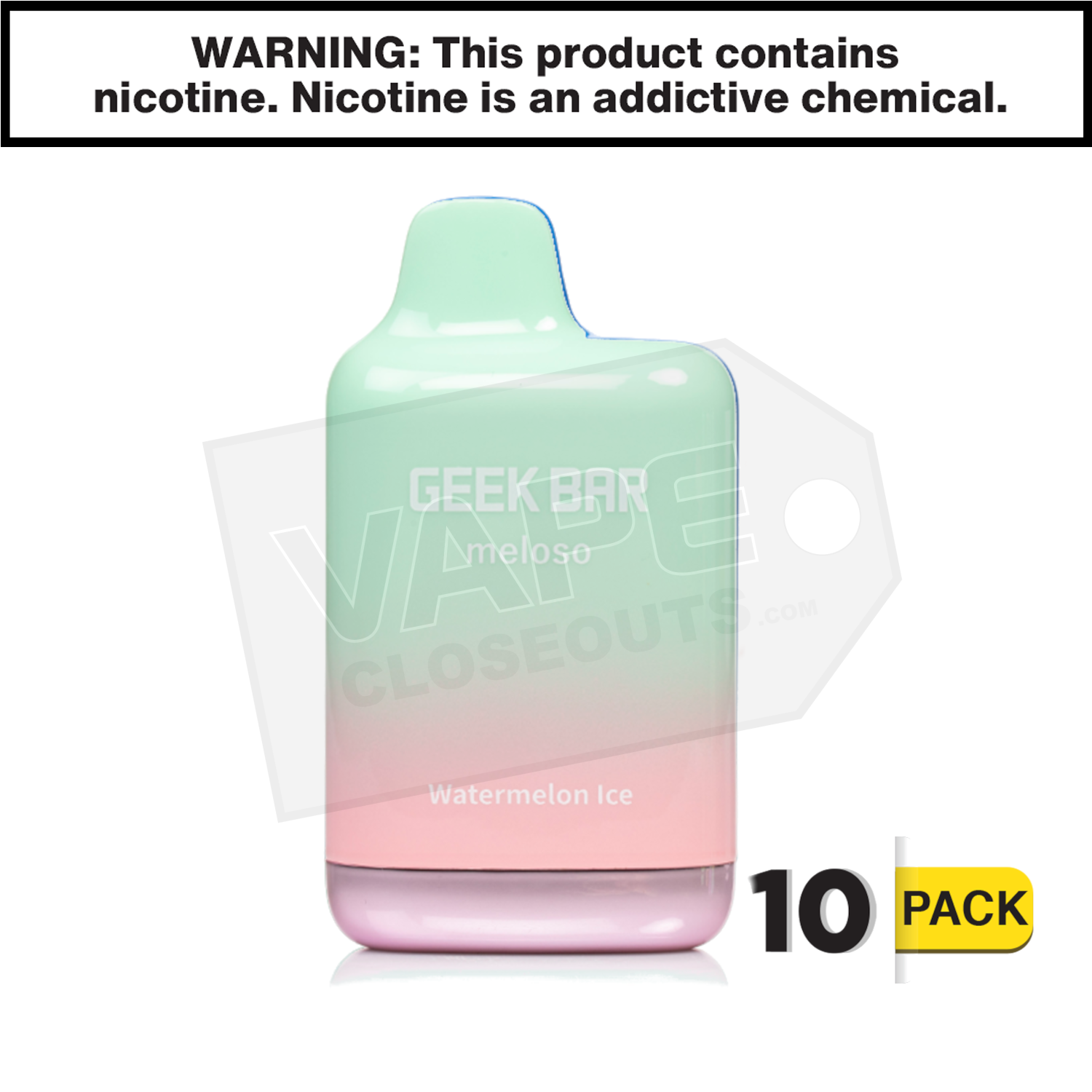 Watermelon Ice Geek Bar Meloso Max Disposable Vape — image 2