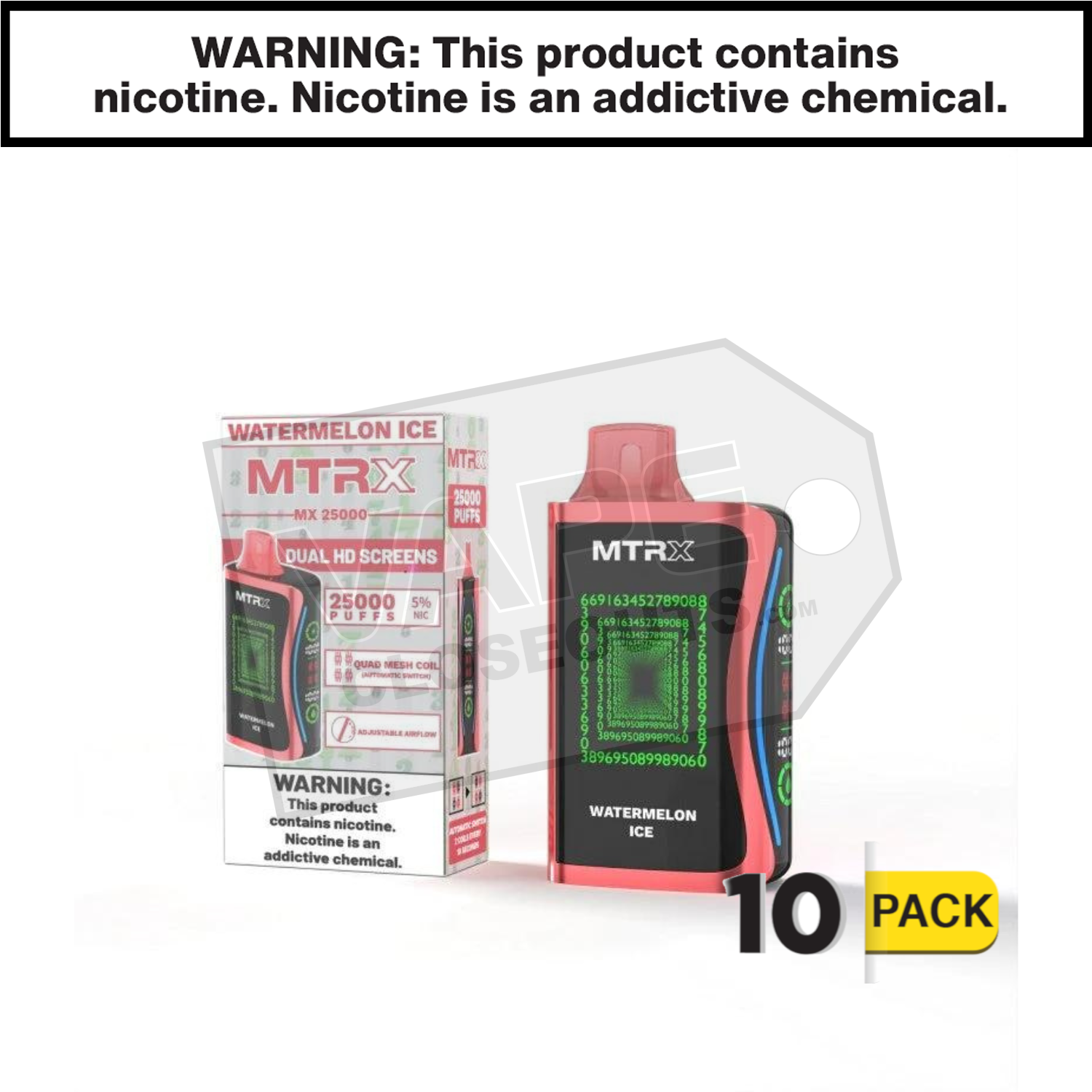 Watermelon Ice MTRX MX 25000 Disposable Vape — image 2