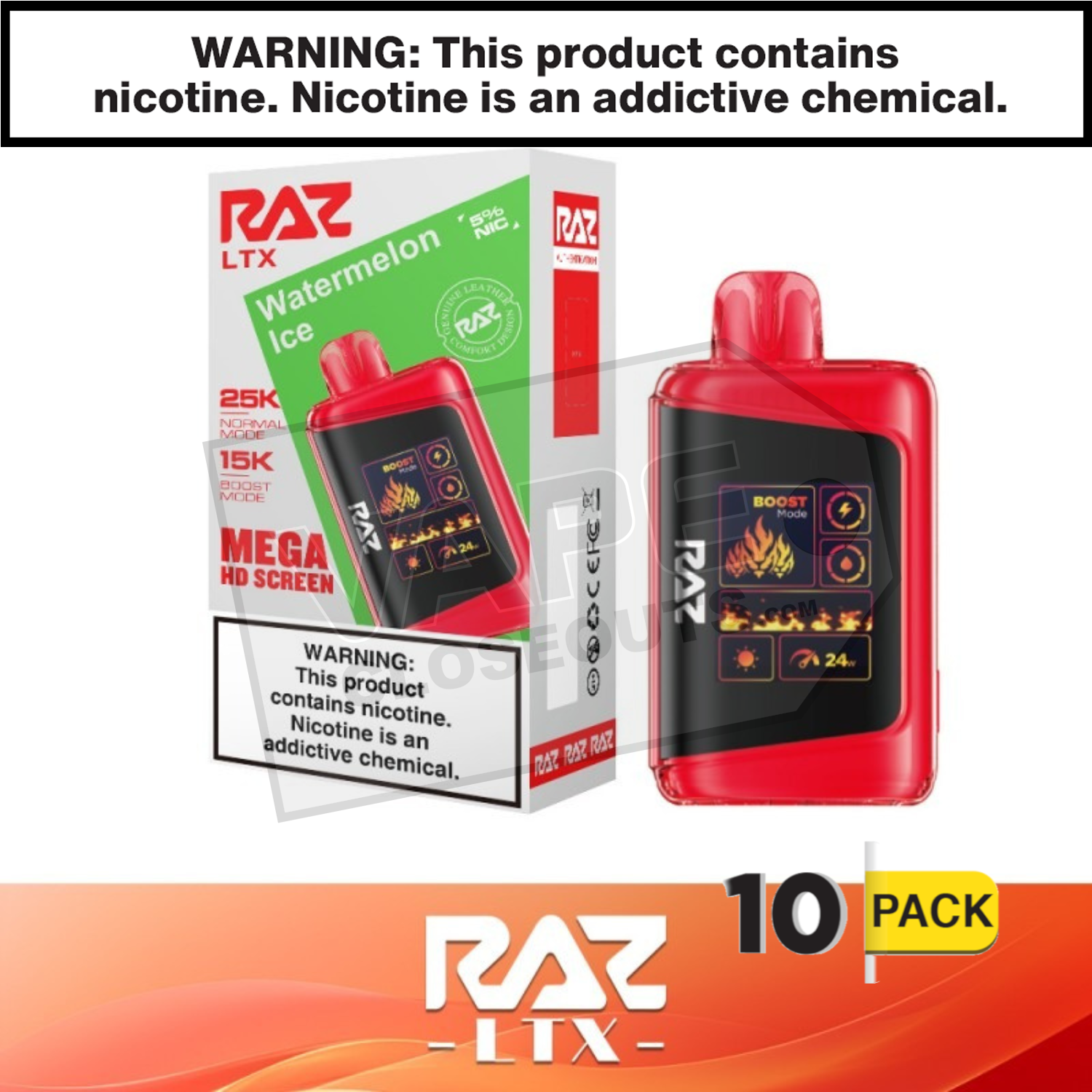 Watermelon Ice RAZ LTX 25K Disposable Vape — image 2